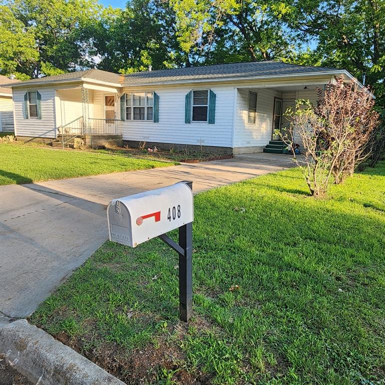 Opportunity knocks in the heart of Whitesboro! This 3-bedroom, 2-bathroom single-family home offers 1,524 square feet of living space with solid bones and plenty of potential — whether you're a savvy investor adding to your portfolio or looking for your family home to add your personal touch and build instant equity.
Built in 1963 and constructed with low-maintenance vinyl siding, this home sits on a generous 70' × 150' lot and features a classic pier-and-beam foundation — a flexible, time-tested build prized for its ease of access and repairability. Comfort year-round is covered with central heat and air. A 254-square-foot attached carport keeps your vehicles shaded and protected without the cost of a full garage.
Step into the backyard and you'll find one of this property's true hidden gems — a large fenced yard canopied by mature pecan trees that provide natural shade, privacy, and that unmistakable Texas charm. Whether you're envisioning summer gatherings, a garden, or simply a peaceful place to unwind, this outdoor space delivers.
Located in the Whitesboro Independent School District, a tight-knit community district serving PreK–12 with a strong tradition of extracurricular programs and community involvement.
Priced to reflect its as-is condition, this is your chance to secure a foothold in a growing North Texas community at an exceptional value. Properties with this much upside don't last long — schedule your showing today!