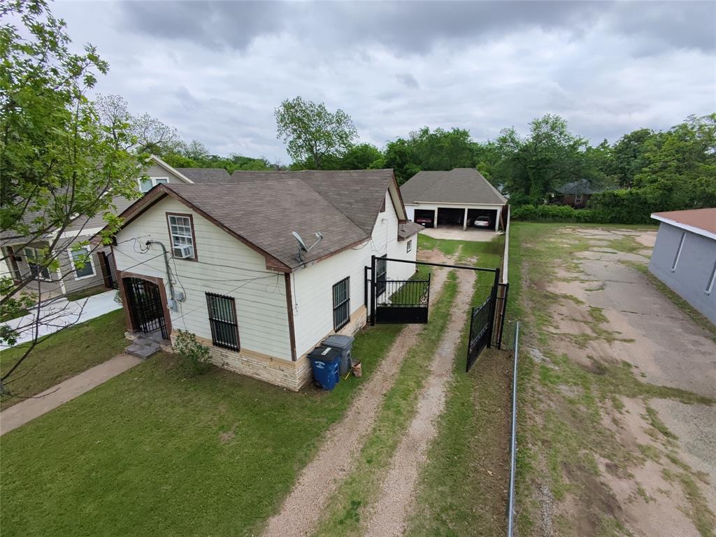 Welcome to 2240 Eugene St in Dallas, TX 75215 — a well-located single-family home offering convenience, accessibility, and strong investment potential. Situated just minutes from Downtown Dallas, Fair Park, and major highways including I-45 and US-175, this property provides easy access to shopping, dining, employment centers, and public transportation.
Great investment property with strong income potential in the heart of Dallas! This unique 4-bedroom home offers approximately 1,596 sq ft of living space on a spacious 8,012 sq ft lot. Originally built in 1923, the property features recent updates while maintaining its character and charm.
The owner added a second story with two additional rooms, creating flexible living space perfect for extended family, office use, or rental opportunities. A second bathroom was started but was not finished and offers the next owner the opportunity to finish and add even more value.
The detached rear structure provides endless possibilities — ideal as a separate living quarters, guest house, workshop, or potential 3-car garage with storage. The main house is already tenant occupied, making this an excellent opportunity for investors seeking immediate rental income with additional upside potential.
Conveniently located near major highways, shopping, dining, and downtown Dallas. Great opportunity for investors, multi-generational living, or buyers looking for a property with expansion potential!
The spacious lot provides room for outdoor enjoyment, future enhancements, or expansion possibilities, subject to buyer verification. Whether you are looking for a primary residence or an addition to your real estate portfolio, this property presents an excellent opportunity in a growing Dallas market.