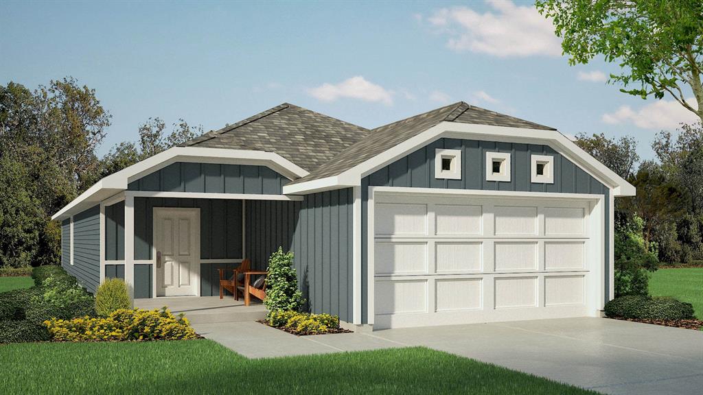 Gorgeous new D.R. Horton home in the Sunnycreek located in Crowley and Crowley ISD! The single-story Estero floorplan Elevation T, with an estimated Summer completion, offers 4 bedrooms, 2 bathrooms, and a 2-car garage with a bright open-concept layout ideal for modern living. The family room, dining area, and contemporary kitchen flow seamlessly together, creating a welcoming central gathering space. The kitchen features quartz countertops, 36” upper cabinets, stainless steel appliances, a gas range, center island, stainless steel sink, and a walk-in pantry. The private primary suite includes an en-suite bath with dual quartz vanities, a 5-foot oversized shower, and a walk-in closet. Three secondary bedrooms and a full bathroom provide flexible space for family, guests, or a home office. Luxury vinyl plank flooring enhances the main living areas and wet zones for durability and easy maintenance. Built with energy-efficient construction and equipped with America’s Smart Home Technology, this home also includes a landscape package, full sprinkler system with rain sensor, and privacy fencing. Residents of Sunnycreek can enjoy mobility friendly trails and two dog parks! Nestled conveniently within minutes of both I-35, Chisholm Trail Pkwy, Chisholm Trail Park, numerous shops and restaurants.