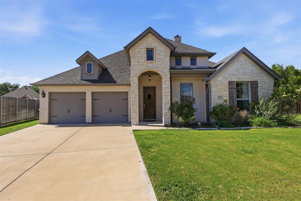 No HOA & Highly Acclaimed Aledo ISD!

Welcome home to this beautifully designed property in Willow Park, perfectly situated in a quiet cul-de-sac with no HOA and located within the highly sought-after Aledo ISD!

This spacious home offers 4 bedrooms, including a versatile flex room that can easily serve as a study, office, or fourth bedroom, plus a large upstairs bonus room perfect for guests, can serve as a game room, media room, or additional living space plus a half bathroom.

The open-concept floor plan creates seamless flow between the kitchen, dining, and family room, making it ideal for both everyday living and entertaining. The inviting family room features a cozy wood-burning fireplace, while the kitchen boasts granite countertops, a large center island, and abundant workspace for cooking and gathering.

The private primary suite is thoughtfully designed with dual vanities, a relaxing garden tub, a walk-in ceramic tile shower, and a spacious layout built for comfort. Granite countertops continue throughout the primary bath and utility room, adding style and functionality.

Additional upgrades and features include crown molding throughout, a functional mudroom with a built-in bench, and a covered broom-finished concrete patio perfect for outdoor enjoyment. The fully landscaped yard includes sod, sprinkler system, bushes, a tree, and a 6-foot privacy fence.

Step outside to an amazing oversized backyard ready to become your personal retreat, whether you envision entertaining, relaxing, adding a pool, or creating your dream outdoor space.

Conveniently located within walking distance to Willow Park North shopping, nearby parks, and scenic trails, and just one exit away from H-E-B for everyday convenience. With quick access to I-20, this location offers easy commuting and is just minutes from Hudson Oaks, Aledo, Weatherford, and Fort Worth.

Don’t miss the opportunity to make this exceptional property your next home!