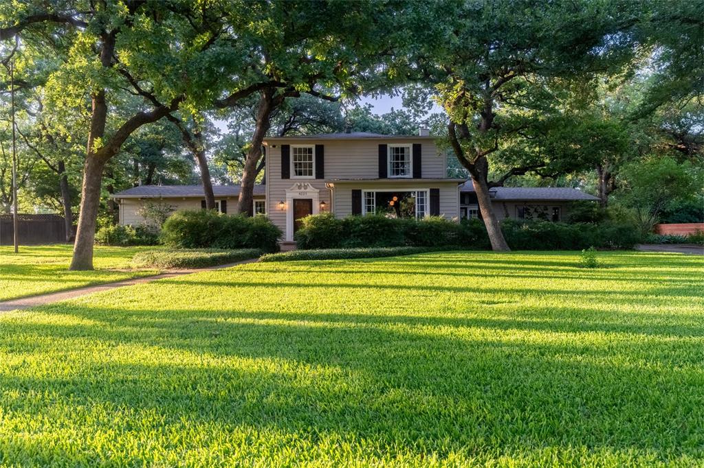 Historic 1925 residence situated on approximately 0.63 acres in Fort Worth's Meadowbrook area. The home offers 3 bedrooms, 2 bathrooms, and approximately 2,860 square feet of living space.

Original hardwood floors are present throughout much of the home. Carpet was removed from additional rooms to reveal original hardwood flooring, and hardwood flooring was recently installed in the primary suite. The primary bedroom features vaulted ceilings with exposed beams.

The kitchen and bathrooms have been updated while retaining many original architectural details. Multiple living spaces, large windows, and a dedicated library provide flexible use throughout the home.

The property includes mature trees, landscaped grounds, established garden areas, an attached garage with poly-coated flooring, a patio, and a deck for outdoor living and entertaining.

Recent improvements include a roof replacement and additional updates completed by current and previous owners. The property carries historic designation status through the City of Fort Worth and may qualify for preservation-related tax incentive programs.

4221 Kenwood Court is located on an oversized lot and offers a combination of historic character, updated living spaces, and extensive outdoor areas.