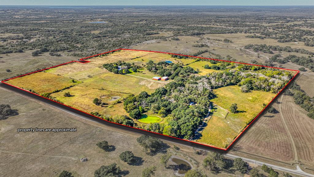 This beautiful 98.125+- Acre Ranch Estate Located just outside Brenham. Boasts A large main residence with indoor pool. Approximately 7000 square foot in total with 2 fireplaces, large living areas, lawn and flower sprinklers, additional 1220 SF +- Guest house near front entrance. 4 tanks, century old oaks about with approximate 35+- acres of Pecan Trees, including Fruit Trees. Concrete floor barn Storage units for equipment, Hey Etc. This is a very rare opportunity to own a truly rare and beautiful estate property in one of the most coveted locations in Texas.