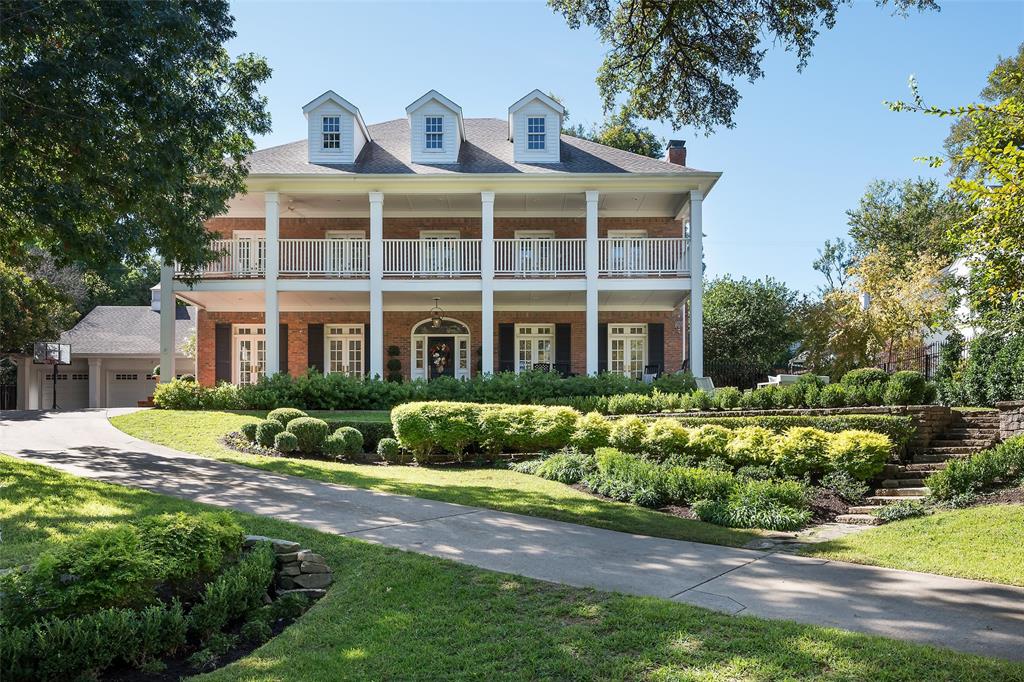Experience the perfect blend of comfort and elegance in Lakewood! This stunning home with unmatched curb appeal boasts a smart and spacious layout with two living areas- one opening to the formal dining room and another opening to the kitchen- for effortless entertaining. The meticulous attention to detail in design is evidenced in the archways, three cast stone fireplaces, and custom cabinetry.  Rich hardwood floors flow seamlessly throughout the home and French doors along the front of the house open up to create an indoor-outdoor living experience. The kitchen features floor-to-ceiling cabinetry, Thermador appliances, an oversized marble island, and custom wet bar. The primary suite offers a luxurious retreat with a spa-like en-suite bathroom, walk-in closets and a second-floor terrace. Don’t miss the rare three car garage with additional storage. Zoned to Lakewood Elem and walkable to Lakewood Shopping Center and Lakewood Country Club, this home offers both luxury and convenience.
