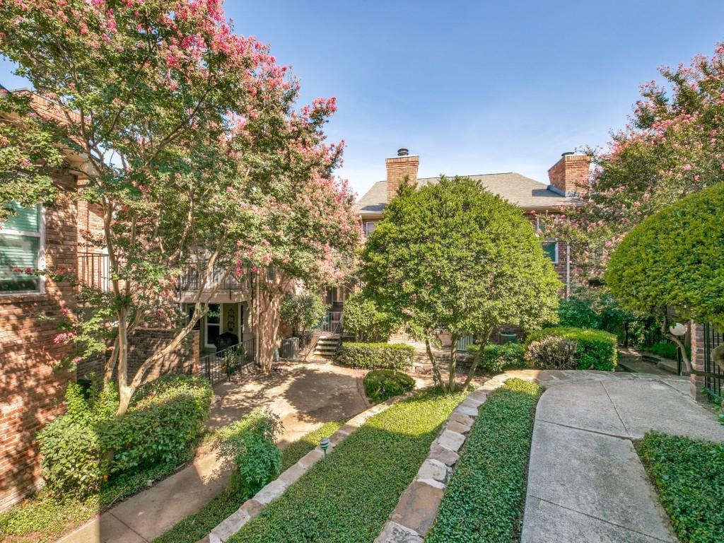 Positioned just steps from the scenic SOPAC Trail and a few miles from the natural beauty of White Rock Lake, this residence offers the ultimate balance of active outdoor living and urban convenience. You are mere miles from elite shopping at NorthPark Center, the prestigious SMU campus, and the absolute best dining and entertainment Dallas has to offer.   Experience the pinnacle of sophisticated, low-maintenance North Dallas living. Come visit today and see why so many are proud to call The Holly Park Community home!  Holly Park is a peaceful private, gated community in North Dallas. This beautifully updated 2-bed, 2.5-bath condo has modern comfort and a prime Dallas location. Beautiful wood floors and large fireplace make the living area warm and inviting. If you love to cook, you will love this kitchen with upgraded modern granite, updated backsplash and appliances.  The whole place has bright neutral tones to go with any decor. For convenience the half bath and laundry are located on the first floor. Upstairs are 2 bedrooms and 2 full bathrooms; the master has a private balcony and both bedrooms feature lots of closet space.  Private gated patio with lots of space for relaxing, there is a convenient outside storage closet as well. Community has a great pool close to the unit for summer swims. This is close to everything Dallas. Just a few miles from North Park Mall and SMU.  Fantastic HOA, Community has been upgraded with driveways all recently repaved.