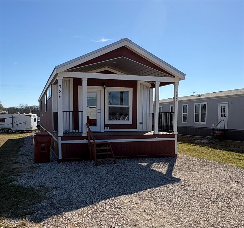 Brand New 2025 Champion Home in Holiday Village!

This 2-bedroom, 1-bath Champion home offers 918 sq ft (17’ x 54’) of well-designed living space plus an 8’ covered porch — perfect for relaxing after a day on the lake.

The home features an open living and kitchen layout, two comfortable bedrooms, and a thoughtfully designed bathroom located near the primary bedroom with a separate private entry from the master for added convenience.

Situated on a 50’ x 100’ lot and just a short walk to:

• Clubhouse
• Community swimming pool
• Playground
• Basketball court

Holiday Village also offers TWO private boat ramps into Lake Fork plus a community fishing pier — making this an ideal full-time residence, weekend retreat, or investment property for anglers and lake lovers.

Enjoy gated community living with easy lake access and modern 2025 construction.