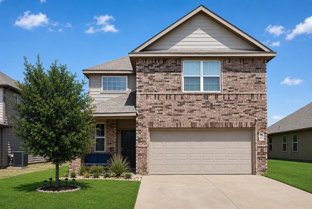 Welcome to 8369 Horned Maple Trail in the desirable Sycamore Landing community of Fort Worth! This beautifully maintained two-story home offers 4 spacious bedrooms, 2.5 bathrooms, and over 2,100 square feet of thoughtfully designed living space. The open-concept floor plan features soaring ceilings that create a bright and inviting first impression.
The spacious kitchen is the heart of the home, complete with granite countertops, abundant cabinetry, and a seamless flow into the dining and living areas, making it perfect for entertaining or everyday living. Luxury vinyl plank flooring adds style and durability throughout the main living spaces.
The private primary suite provides a relaxing retreat with a dual vanity, soaking tub, separate shower, and generous walk-in closet. Upstairs, you'll find spacious secondary bedrooms with plenty of room for family, guests, or a home office.
Step outside to enjoy the covered patio and fully fenced backyard, ideal for weekend barbecues, pets, or simply relaxing outdoors.
Conveniently located with easy access to Chisholm Trail Parkway, I-20, and I-35W, this home offers a quick commute to downtown Fort Worth, shopping, dining, and entertainment. Residents of Sycamore Landing enjoy neighborhood amenities including a community park and playground.