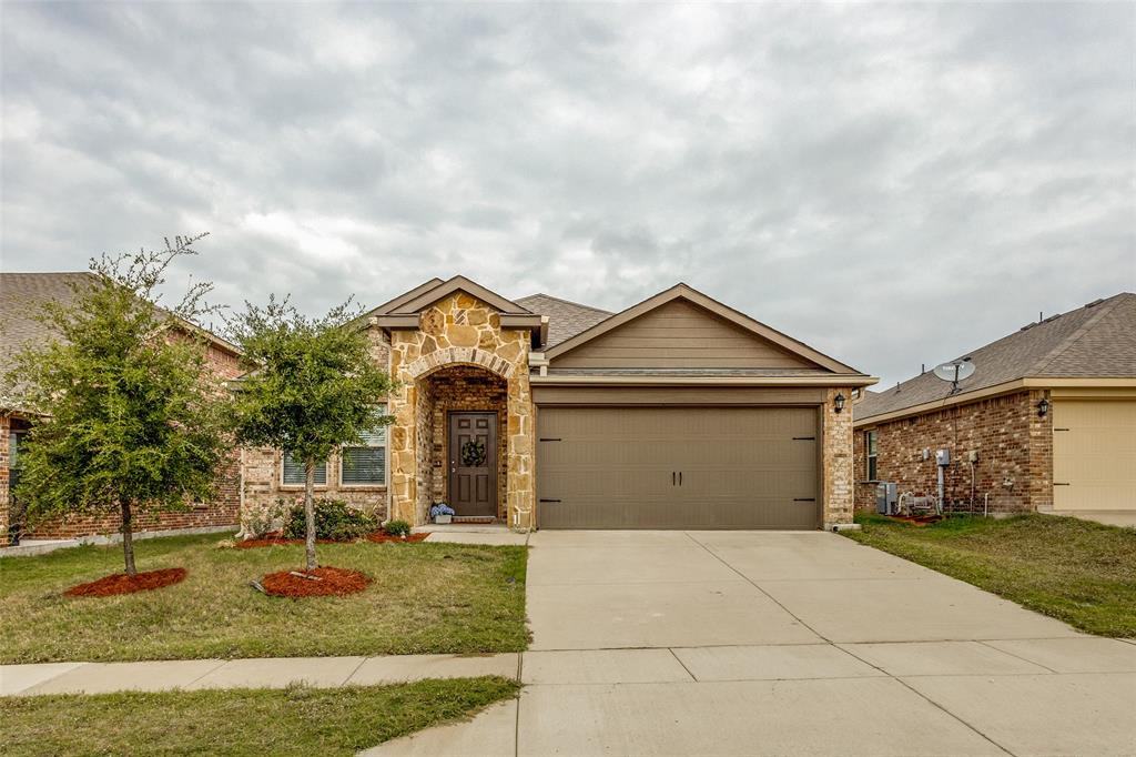 READY FOR OCCUPANCY! 4 bedroom home with an array of community amenities...oversized community pool, splash park, playground and hike-bike trails! Close-by schools. Within minutes of shopping, dining, McKinney, 75, 380 & 121. Wonderful open floor plan with split bedrooms. 4th bedroom at front of home would make perfect office or playroom. Kitchen has plenty of cabinets, granite counters, stainless appliances & walk-in pantry. Kitchen opens up to dining and living areas. Easy-to-care-for tile flooring in most of home, with carpet in bedrooms. Spacious primary suite has oversized shower and built-in shelves for plenty of storage.