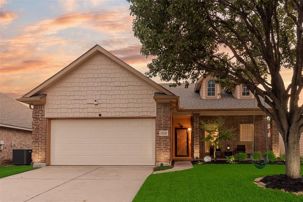 Welcome home to this beautifully maintained 3-bedroom, 2-bathroom home that offers comfort, style, and exceptional outdoor living. From the meticulously maintained landscaping to the thoughtfully updated interior, this home is truly move-in ready. The spacious kitchen features elegant granite countertops, recessed lighting, and a center island, making it perfect for both everyday living and entertaining. The inviting living room is highlighted by a recently installed built-in electric fireplace, creating a warm and modern focal point. Enjoy the durability and beauty of wood-look tile flooring throughout the main living areas, complemented by recently installed carpet in all bedrooms for added comfort. Step outside to your own backyard retreat featuring a generous 38' x 10' covered patio complete with a mounted TV and newly installed café lights—an ideal space for relaxing evenings, game days, or entertaining family and friends. The fully sprinklered yard and beautifully maintained landscaping make caring for the outdoor space effortless while enhancing the home's curb appeal. This home combines modern updates, functional living spaces, and inviting outdoor amenities, making it one you won't want to miss!  ***Per Seller - Schools are zoned for Fort Worth, but you have the option to apply to White Settlement since they have open enrollment.***