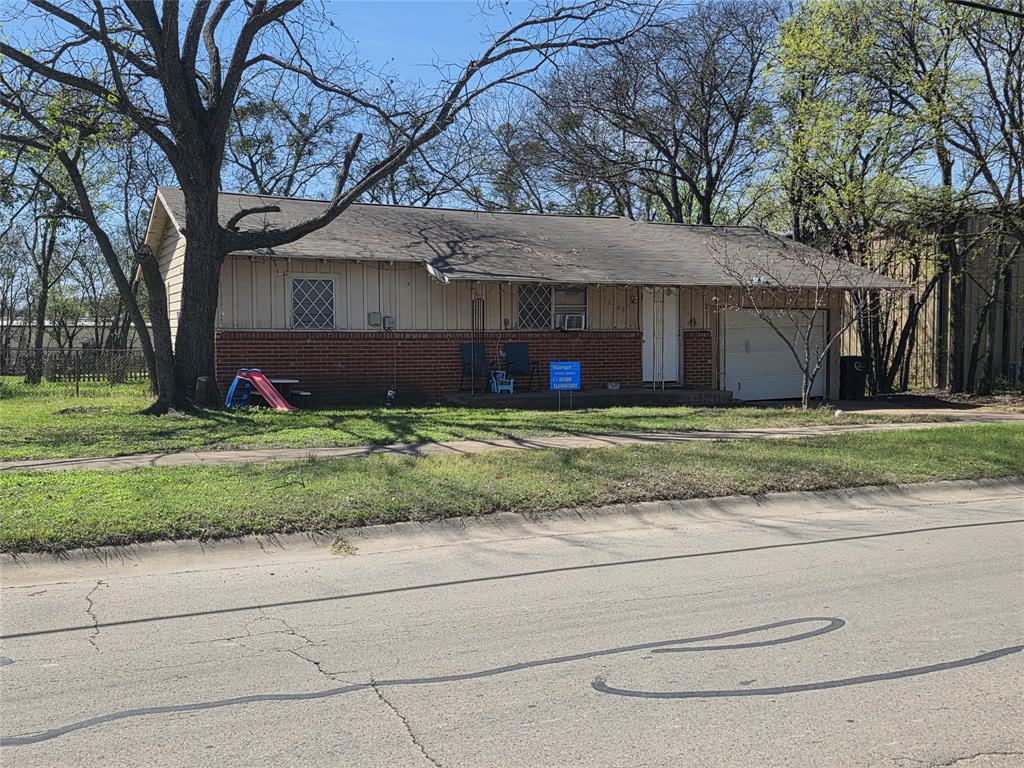 So many options. HANDYMAN SPECIAL!!!!!   Full of possibilities and packed with potential, this 2-bedroom, 1-bath, 1 car garage home in Cleburne can be yours.  Whether you’re looking for your 1st home, wanting to down size or build your investor portfolio. This home is ready for a new owner to add their personal touch and restore its full sparkle. Home features a large kitchen. Utility room for full washer and dryer.  Nice fenced backyard. Conveniently located near schools, parks, shopping, and downtown amenities. Home is leased to long time tenant. Home can also be packaged with 4 other homes that are offered for sale as well. All MLS# for properties offer for sale 21211282, 21211302, 21214411. 21214430 and 21214445. Home and property are being sold “as-is” “where-is”.