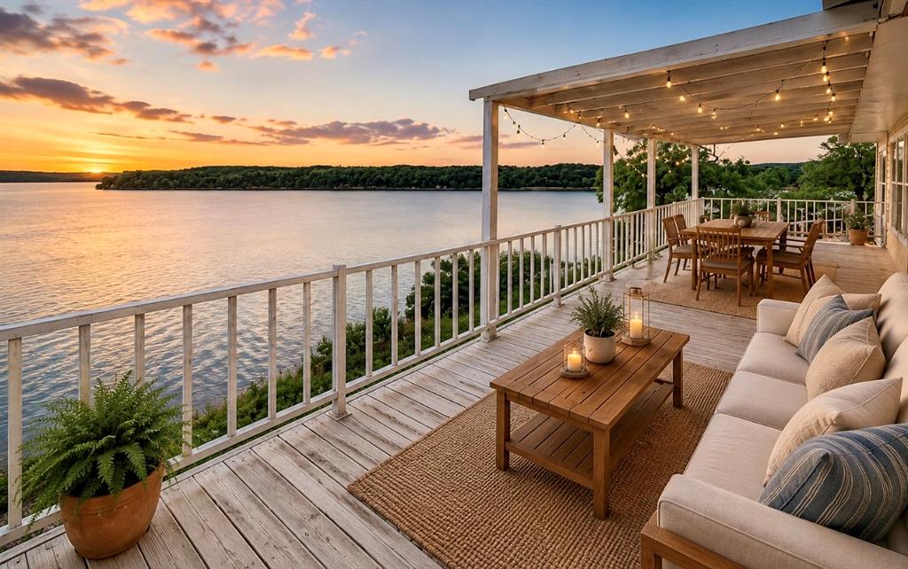 Welcome to one of the most captivating settings at Possum Kingdom Lake. Perfectly positioned on a point, at the end of a quiet county road, this rare property offers sweeping 180-degree lake views, deep water access, refreshing breezes, and the peaceful privacy that lake buyers dream about.
Surrounded by the stunning boulders PK is famous for, the deep water dock provides easy access to enjoying long lake days, incredible sunsets, and unforgettable evenings under the stars.
The quintessential lake cabin has been lovingly enjoyed over the years and recent updates include new windows and raised ceilings, creating a more open and comfortable feel while still maintaining its authentic lake charm. Offering 2 bedrooms, 2 bathrooms, and approximately 1,320 square feet, this home is ideal as a weekend retreat, vacation rental opportunity, or future luxury lake escape. No HOA is also rare on a waterfront of this caliber. 
Located on PK’s sought-after west side, where the atmosphere is relaxed and there’s room to breathe, this special property is also located in Stephens County, offering the advantage of lower taxes.
Priced to sell, don't let this one pass you by!