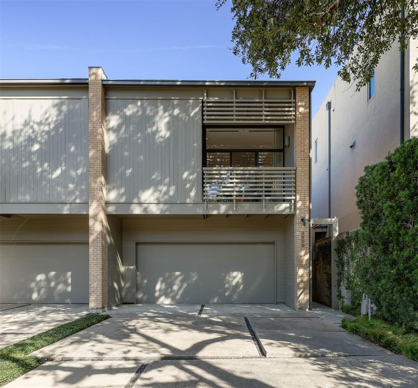 Designed by the renowned architect Frank Welch, this 2,942-sqft SFA in Northern Heights is on a quiet street is steps from the Katy Trail. The 2-story home features 2 bedrooms, 2 living areas, a 2-car garage, and a pool and spa. Inside, find details like limestone tile, hardwood floors, museum-style walls, large windows, and built-in bookshelves. The first floor includes a bedroom that can double as an office, a full bath, a laundry room, a walk-in pantry, and a den with a wet bar with refrigeration and wine storage, a fireplace, a dining nook, and a sliding door that opens to the pool and covered patio. The staircase leads to the second level which boasts a primary suite with separate bathrooms and walk-in closets, a sitting area, and a balcony. Also find two dining areas, a sleek kitchen, and a living room with a fireplace and a sliding door that opens to a balcony. This is an exciting opportunity to own a Welch-designed home minutes from Knox Street, Highland Park, and Uptown.