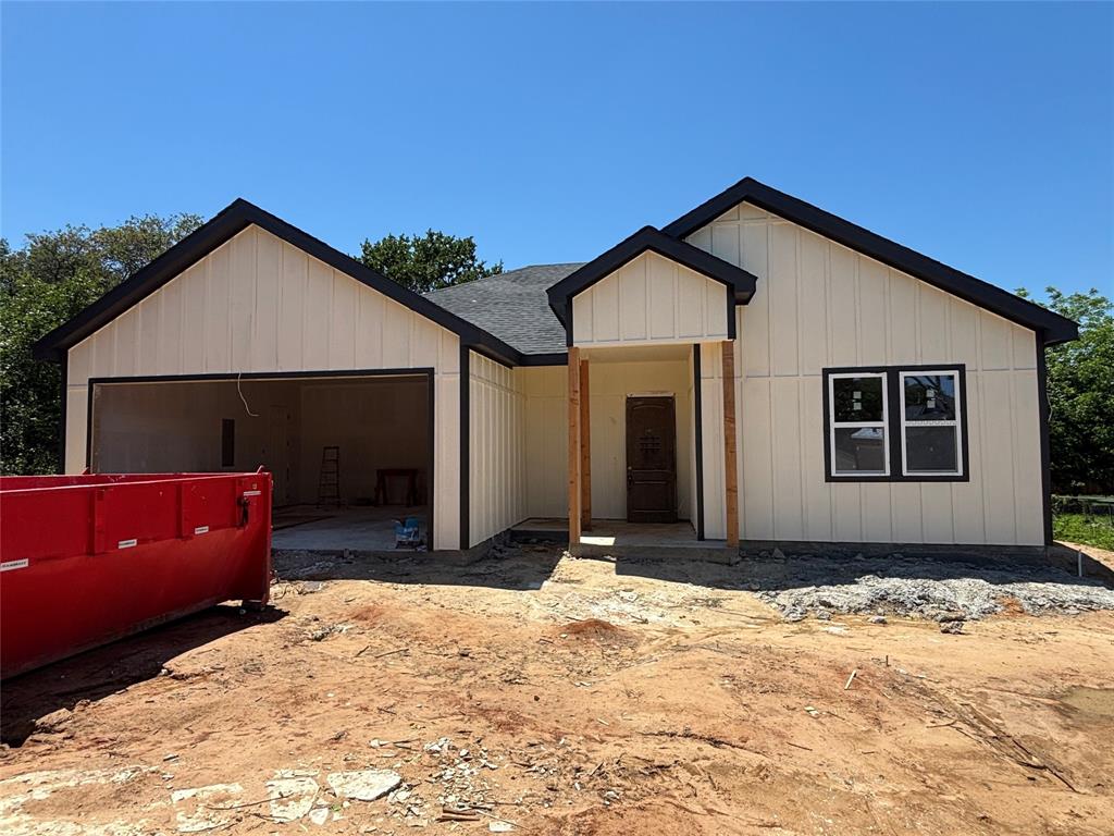 BRAND NEW CUSTOM 2026 BUILD ON ALMOST A THIRD OF AN ACRE! This home has a TON of upgrades including 10 foot ceilings, 8 foot doors, Low E Windows and MORE! Huge island with an open kitchen and living area. Finish outs will include stainless steel appliances, granite throughout, luxury vinyl plank, carpet, a barn door to laundry, dual vanities, split floorplan, walk in closet. Energy efficient for LOW electric bills. Feeds into Azle ISD, but Parker County taxes! Home is set to be completed in late June or early July. The lead photo is this house, but all other pics are from the exact same floorplan house built in 2019 on 315 Ashwood street in the neighborhood. Bring your offers before this custom built home is GONE!