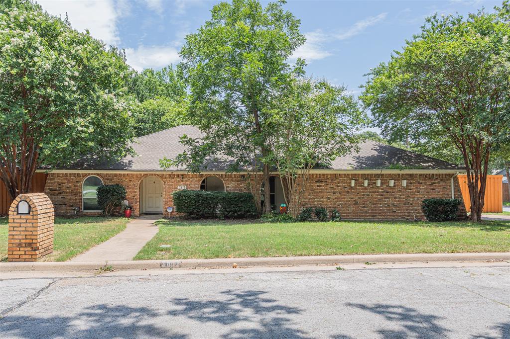 Welcome home to this charming 3-bedroom, 2-bath residence nestled in the established Mission Ridge Estates neighborhood of Southwest Arlington. Offering approximately 1,735 square feet of thoughtfully designed living space, this single-story home features a layout with generous living and dining areas, a cozy wood-burning fireplace, and an inviting kitchen perfect for everyday living. The private primary suite provides a comfortable retreat, while two additional bedrooms offer flexibility for family, guests, or a home office. Enjoy outdoor living on the patio overlooking the private pool, ideal for relaxing or hosting gatherings. Conveniently located near shopping, dining, parks, and major highways with easy access to I-20, this home is also zoned to Arlington ISD. Don't miss this opportunity to own a well-maintained home in one of Southwest Arlington's most desirable established neighborhoods.
