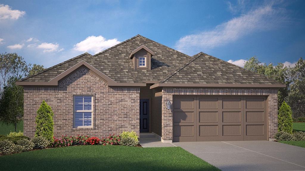 Beautiful new D.R. Horton home - Now selling in the new phase at Saratoga in Granbury and Granbury ISD! Newly designed Homes to suit the needs of the most discerning Buyers. Beautiful Single Story 3 Bedroom open Tupelo Floorplan-Elevation F, with an estimated Spring completion. Modern open concept with large Chef's Kitchen, Granite Countertops, Ceramic Tile Backsplash, Island, Stainless Steel Appliances, electric Range and walk in Pantry. Bright Dining area, spacious Living and luxurious main Bedroom with a 5 foot oversized shower and walk-in Closet. Extended tiled Entry, Hall and Wet areas plus Home is Connected Smart Home Technology. Quartz vanities in both full Baths. Partial guttering covered back Patio, 6 ft privacy fenced Backyard, Landscaping pkg, Full Sprinkler System and more! Residents of Saratoga can enjoy two parks within the community. The neighborhood is well-connected with nearby highways, such as Highway 377 and Saratoga Blvd. A short drive takes you to the scenic Lake Granbury, where outdoor enthusiasts can enjoy boating, fishing, and relaxing at Granbury City Beach Park. The community also offers convenient access to various restaurants, shopping centers like HEB, and local attractions like Harbor Lakes Golf Club and Motor Sport Ranch.