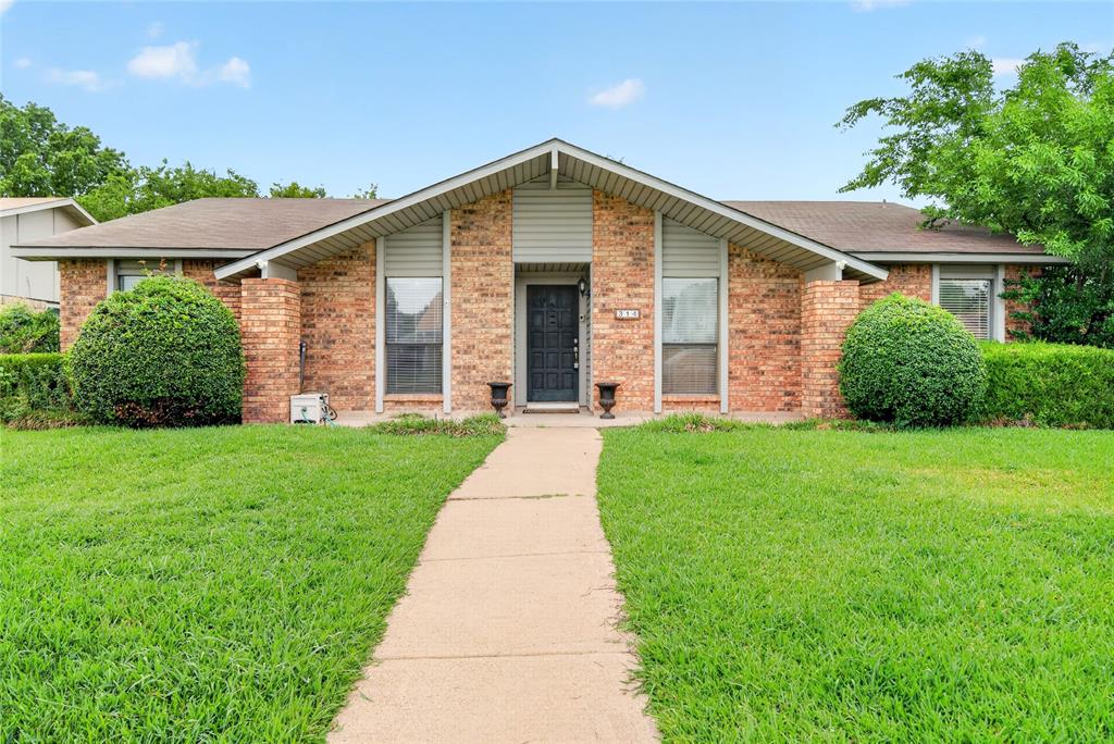 Beautifully updated and warm single-story home nestled near a quiet cul-de-sac with 3 bedrooms, 2 bathrooms, and a rear-entry 2-car garage. Located just blocks from Woodhurst Linear Park and Duck Pond Park, this home offers the perfect blend of comfort, convenience, and charm.

Step inside to an inviting open floorplan featuring soaring vaulted ceilings, abundant natural light, and a cozy fireplace that creates the perfect gathering space. The beautifully appointed kitchen showcases freshly painted cabinetry, granite countertops, stainless steel appliances, and seamless flow into the main living area, making entertaining effortless.

All three bedrooms are generously sized, while the spacious primary suite is designed to impress with its private ensuite bathroom and large walk-in closet.

Enjoy relaxing or entertaining outdoors in the private backyard complete with a covered deck, privacy fence, and full sprinkler system to keep the lawn lush and green throughout the summer.

Ideally situated near parks, shopping, dining, and major commuter routes, this home combines style, comfort, and everyday convenience — all within the highly acclaimed Coppell Independent School District.