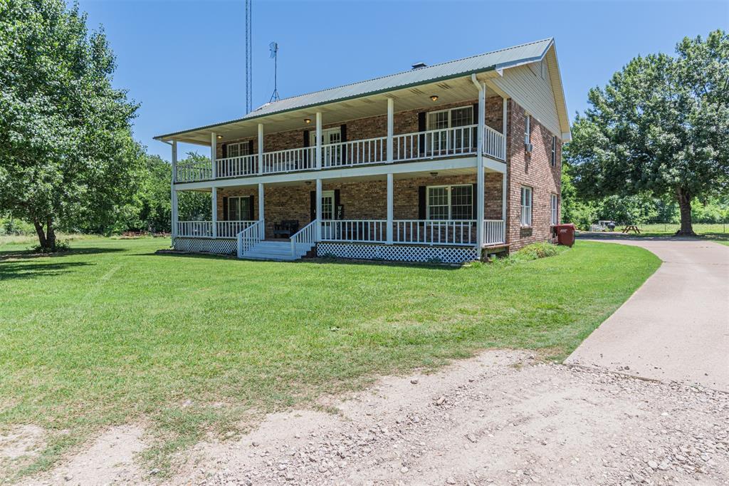 If you have been dreaming of peaceful country living with modern comfort, then look no further! Welcome to your new home! This property has everything you need with so much space, beautiful modern farmhouse, with a double deck patio, perfect for watching the sunrise, a metal roof, and set over the beautiful country. Inside features 4 full oversized bedrooms with 3 full bathrooms, a bonus room downstairs that could be a media room, game room, or even converted into a downstairs master primary suite! Your new living area features all real wood flooring, a oversized fireplace! Your kitchen overlooks into your dining area, plenty of room for entertaining, formal dining and much more! Outside features a sparkling underground pool, many sheds for all the storage you need and more! This home is the perfect blend of charm, privacy and relaxation! Schedule your showing today!