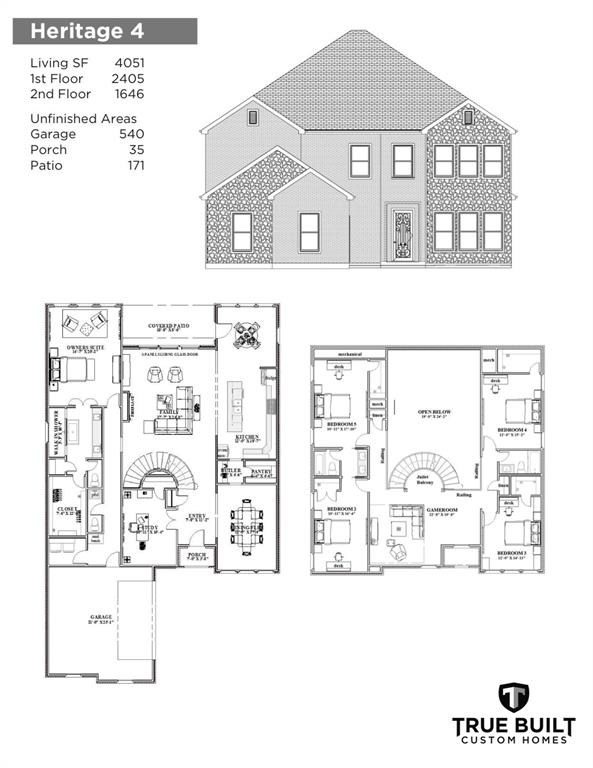 Experience the perfect blend of timeless craftsmanship, modern luxury, and everyday comfort in this exceptional to-be-built two-story home offering 4,051 square feet, 5 spacious bedrooms, and 2.1 bathrooms. Thoughtfully designed with expansive living spaces and high-end finishes throughout, this home delivers the ideal setting for entertaining, relaxing, and making lasting memories.

The heart of the home is a chef-inspired gourmet kitchen featuring impressive 42-inch custom cabinetry with your choice of ash or knotty alder wood, beautiful 3 cm granite countertops, a stylish tile backsplash, under mount stainless steel sink, garbage disposal, and built-in appliances including a single oven, microwave, dishwasher, and cooktop. 

The open-concept floor plan offers generous living and dining areas accented by elegant wood flooring, while tile flooring enhances all wet areas for beauty and durability. A dramatic custom fireplace with a handcrafted mantel creates a warm and inviting focal point.

Exceptional craftsmanship is evident throughout the home with custom stair railings, wrought iron spindles, raised-panel interior doors, rounded sheetrock corners, elegant 5-inch painted baseboards, and premium granite countertops in all bathrooms. Every bedroom is pre-wired and blocked for ceiling fans, while low-voltage wiring in select living areas provides added convenience for today's technology needs. A full security system offers additional peace of mind.

The exterior showcases outstanding curb appeal with a striking 8-foot stain-grade mahogany front door, divided-light windows, professional landscaping featuring three trees, full sod, automatic sprinkler system, coach lighting, and a cast stone address block. Don't miss your chance to build your dream home with quality craftsmanship, thoughtful design, and lasting value.