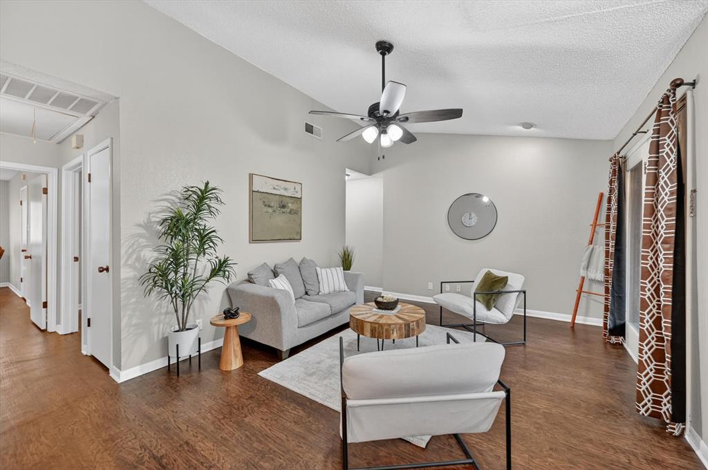 ***VA ELIGIBLE*** Bring Your Veteran Buyers Today! Super Affordable And Loaded With Value, This Beautifully Maintained Arlington Condo Brings Together Rare Front-Door Convenience, Strong Community Amenities, And A Location That Is Hard To Beat. Two Assigned Parking Spaces Right Up Front Give You An Easy Walk From Your Front Door To Your Car Every Time. Inside, You’ll Find A Bright, Open Layout That Flows Naturally From The Living Room Into The Dining Area And Kitchen, Creating A Comfortable And Open Space Ready To Host. Fresh Paint In The Kitchen And Bathroom, Modern Granite In Both Spaces, A Large Double Vanity, A Full Tile Surround Shower With An Upgraded Glass Door, Four Closets Including A Walk-In Closet, And A Walk-In Utility Room Add To The Everyday Function And Appeal. As A Second-Floor Unit, You’ll Also Enjoy The Added Bonus Of No Upstairs Neighbors Above You And A Private Covered Patio Where You Can Enjoy A Quiet, Relaxing Setting Close To Nature. Just Across The Parking Spots For The Home, You’ll Find Five Pools, A Full Fitness Center, A Sauna, Racquetball, Basketball, And Tennis Courts, All Inside A Gated Community With Perimeter Fencing. HOA Dues Also Cover Insurance, Grounds Maintenance, Management Fees, Pest Control, Trash, And Water Making This Even More Affordable! Beyond The Gates, The Location Only Gets Better. You’re Just Minutes From AT&T Stadium, Home Of The Dallas Cowboys And Host Of More 2026 FIFA World Cup Matches Than Any Other Venue In The World, Plus Globe Life Field, Home Of The Texas Rangers, Texas Live!, Hurricane Harbor, Perfect for Beating The Texas Heat, And UTA, Known For Nationally Ranked Graduate Programs In Nursing, Engineering, And Business. If You’ve Been Looking For An Amazingly Well-Kept Home At A Super Affordable Price Point That Combines Convenience, Lifestyle, Amenities, And Location In One Sharp Package, Then This Is One You Need To See In Person. Come Take A Look Before It’s Gone! ***VA ELIGIBLE***