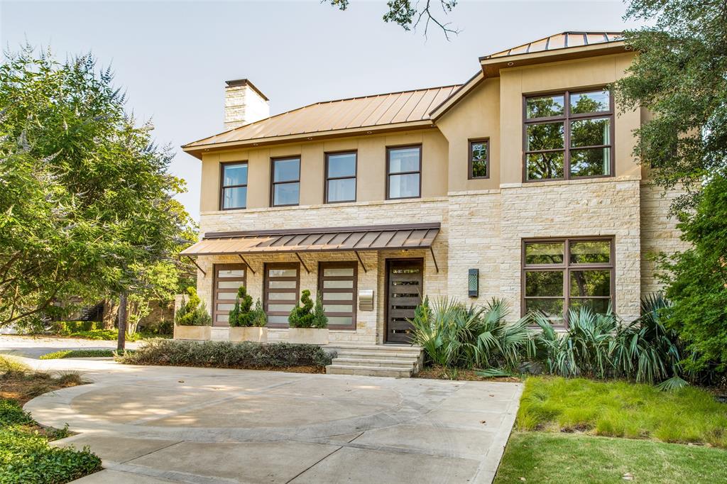 Approx 7,000 sf rare gem in University Park designed by architect Wayne Hall and built by Dennis Mullinix with an abundance of natural light.  On the first floor you will find the primary bedroom suite, an indoor-outdoor great room, study, a large living room and a true chef's kitchen all on the lower level on the home.  On the second floor you will find the other 4 bedrooms, a movie theater style media room, and a large game room. The third floor is where you will find an exercise room and lots of walk-in storage space.  The backyard is great for entertaining or just having a family pool day.  Backyard features a temp controlled pool and spa as well as an outdoor kitchen. Within walking distance of the great shopping and restaurants at Snider Plaza.