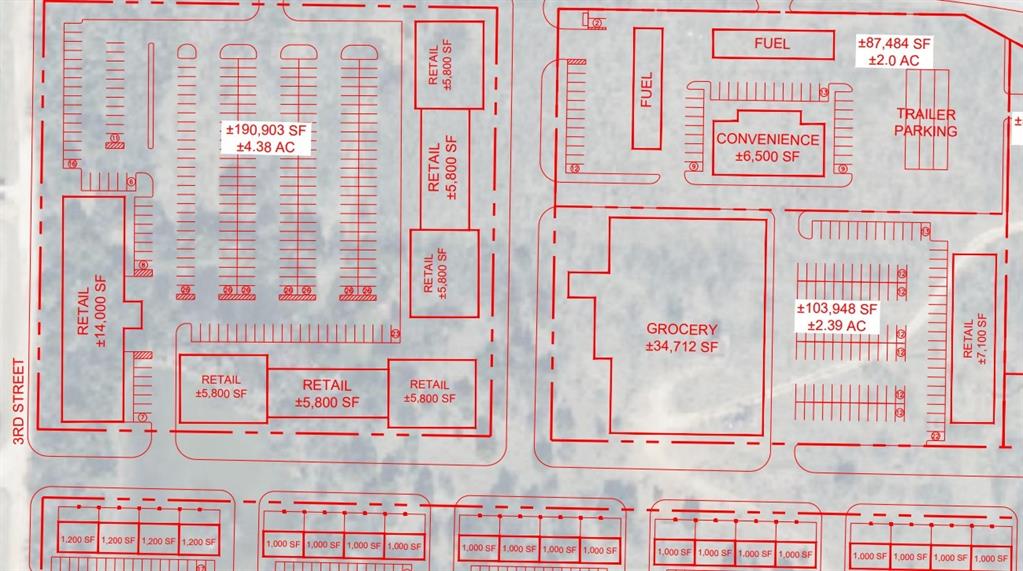 Over Six Acres at under Eight Per SF, at the intersection of Hwy 281 and FM 148 in Jacksboro.  This is some of the most Highly Visible, Desirable and Accessible Commercial Land in Jack County with close proximity to a major hospital, restaurants, car dealership, a bank and so much more.  This is the key lot of three lots totaling approximately 23.95 acres for future commercial, and potential for mixed use.  Please also look at adjacent property listings for expanded acreage availability and uses.