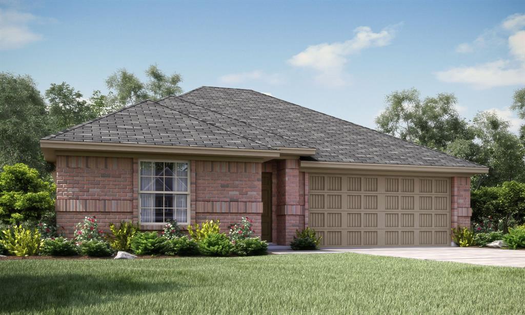 LENNAR MOZART floor plan. Everything a family needs is conveniently laid out on a single floor in this new home design. The open-concept living area includes a Great Room, modern kitchen and breakfast nook, which features a door to the covered patio. Two secondary bedrooms share a bathroom at the front of the home, while the owner’s suite is tucked into a back corner for maximum privacy      
This home will be complete DECEMBER 2023!!