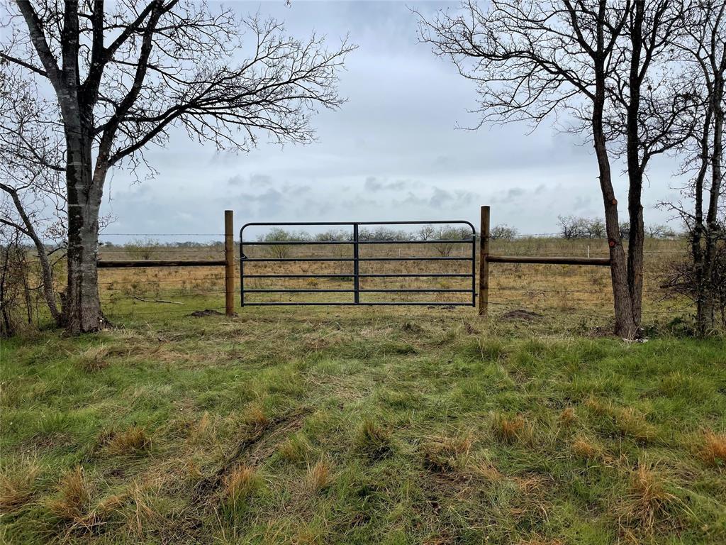 Mostly cleared open pasture land with some scattered trees throughout property, electric is at the road and there is a 6 inch water line that runs in front of the property. Buyer and buyer's agent to verify availability and cost to install.