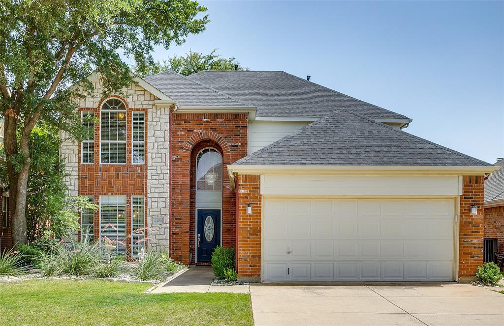 Former Model Home with Designer Upgrades in Keller ISD - Step inside this beautiful home and discover a space designed for both everyday living and effortless entertaining. Be greeted by a grand entryway featuring a soaring ceiling and an open, airy design that immediately creates a sense of space and elegance. A beautiful chandelier serves as a centerpiece of the foyer, adding a touch of sophistication and making a stunning first impression. Real hardwood flooring flows throughout the entire home, creating timeless appeal. The stunning chef-inspired kitchen features rare Brazilian quartzite countertops, a dramatic waterfall-edge, full-height backsplash, a large walk-in pantry. The open-concept floor plan seamlessly connects the kitchen, dining, and living spaces. The spacious primary suite is conveniently located on the main floor, complete with remodeled custom closet and a beautifully remodeled en-suite bath with upgraded tile finish, creating the perfect space to relax and unwind at the end of the day. 
One of the home's standout features is the impressive bonus room with soaring ceilings, whether a game room, media room, home theater, home office, or fitness space.
The garage offers versatility with an additional entry door, built-in shelving, mirrored walls. It has already been prepped for air conditioning and heating with HVAC ductwork-ready for connection, providing an excellent opportunity to create a climate-controlled workspace, home gym, dance studio, or additional flex area. 
Step outside and enjoy your own backyard oasis featuring an extended covered patio complete with ceiling fan, lighting, decorative planters, and a gas grill connected to the home's gas line. The backyard also includes a mini private putting green, providing a fun and unique space to enjoy time outdoors. Convenient access to Alliance shopping, dining, parks, and major commuting routes, this move-in-ready home offers a rare combination of luxury, functionality, and value.