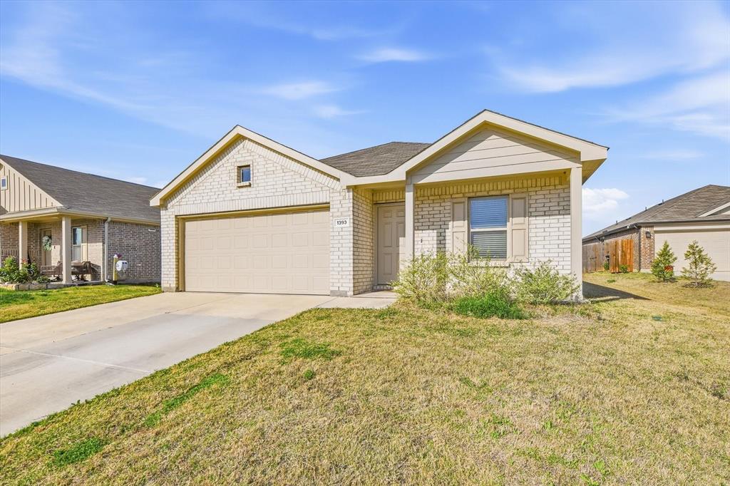 Welcome to 1393 Beach Dr in Azle—a rare opportunity to own a beautifully maintained, one-owner home tucked away on a quiet cul-de-sac just minutes from Eagle Mountain Lake. This inviting 4-bedroom, 2-bath residence offers the perfect blend of comfort, convenience, and functionality, ideal for families, entertainers, or anyone seeking a peaceful retreat with easy city access. Step inside to discover a thoughtfully designed layout featuring spacious living areas and a seamless flow throughout. One of the standout features of this home is the complete absence of carpet—enjoy stylish, low-maintenance flooring that enhances both aesthetics and practicality. The generously sized bedrooms provide flexibility for guests, or even a home office setup. The kitchen and living spaces are ready for everyday living and entertaining alike, while large windows allow natural light to fill the home, creating a warm and welcoming atmosphere. Pride of ownership is evident throughout, offering peace of mind to the next buyer. Outside, you’ll find a truly oversized backyard—perfect for gatherings, play, pets, or future customization such as a pool, garden, or outdoor living area. The cul-de-sac location not only adds privacy but also reduces through traffic, making it an ideal setting for a relaxed lifestyle. Location is key, and this home delivers. Enjoy close proximity to local shopping, dining, and entertainment options, while commuters will appreciate the easy access to Highway 199, I-820, and I-35W—making travel to Fort Worth and surrounding areas a breeze. If you’ve been searching for a move-in-ready home with space, convenience, and charm in a desirable location near the lake, this is the one. Schedule your showing today and experience everything this exceptional property has to offer.