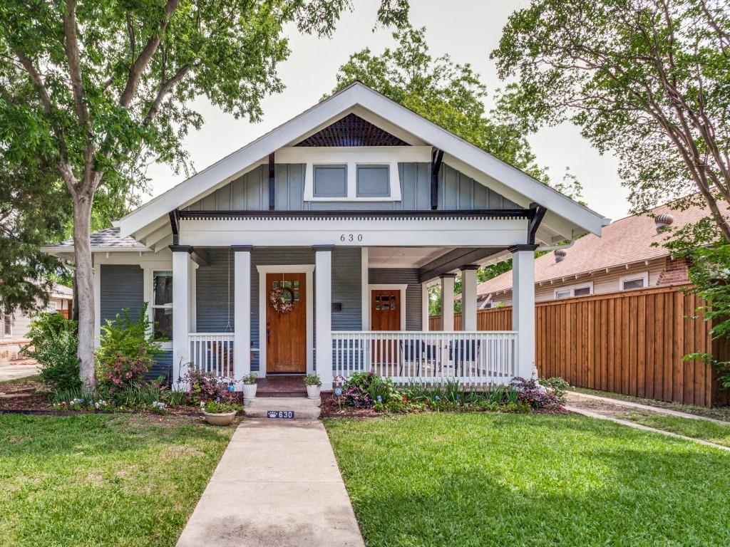 Highly sought after Bishop Arts area Craftsman-style home featuring a welcoming wraparound covered porch and a thoughtfully designed floor plan with all the right spaces for comfortable living and entertaining. Gorgeous hand-scraped bamboo flooring flows throughout the main living areas. The charm and functionality of this home is unmatched with built in bookcases, countless windows allowing continuous natural light, two patios adding additional living space and an extended driveway and two car garage.

The well-appointed kitchen is perfect for everything from intimate dinners to large gatherings, offering granite countertops, stainless steel appliances, and a wine cooler. A private study with its own exterior entrance provides an ideal space for a home office.

Retreat to the luxurious primary suite, complete with a soaking tub, separate shower, and spa-like ambiance. Step outside to enjoy the side deck, perfect for cookouts, relaxing or entertaining guests. The beautifully landscaped yard is designed for easy maintenance and includes a full sprinkler system. 

A wonderful blend of charm, functionality, and style. This home is located in the Kings Highway Conservation District.