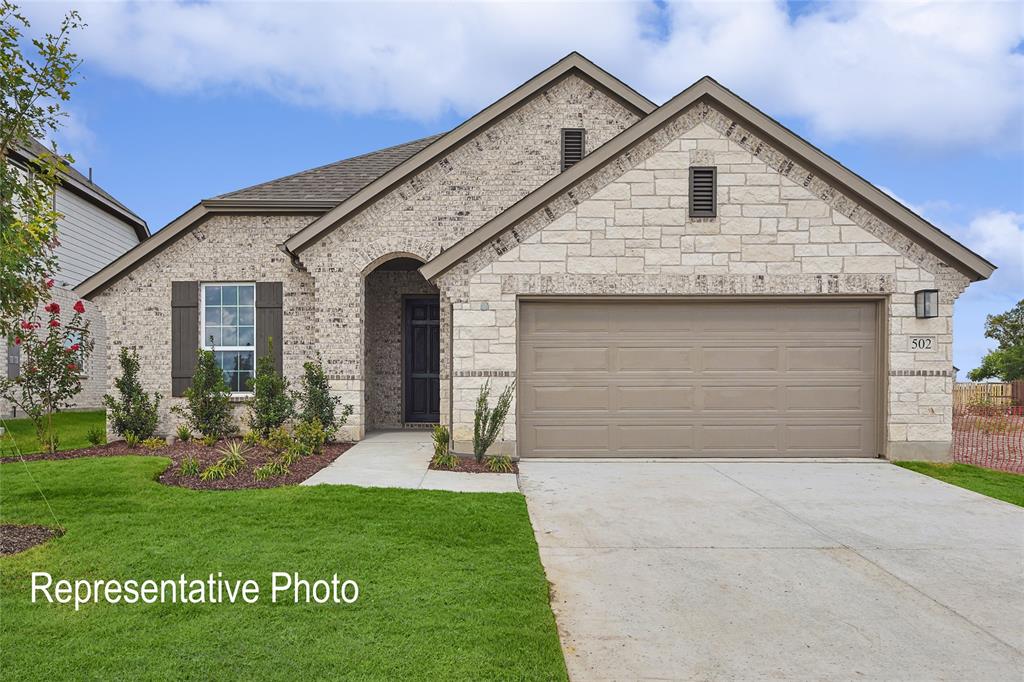 Designer homes from the $300k's minutes from downtown Fort Worth. The Palm floorplan offers an inviting 1,967 square feet of versatile living space, thoughtfully designed with your family’s needs in mind. This single-story home provides a welcoming bright and open-concept layout that encourages togetherness. As you enter inside, you'll discover an upgraded kitchen, complete with a built-in microwave and oven, a pantry, and a generous island that seamlessly connects to the dining and great room. The large windows not only frame delightful views of the patio but also allow natural light to pour in, creating a warm and cheerful atmosphere. A true retreat, the spacious primary suite is a special highlight, featuring a cozy bay window and a luxurious ensuite that provides a sense of tranquility. You'll appreciate the convenience of a linen closet, private closet, garden tub, separate shower, and elegant granite countertops. Additionally, there are two thoughtfully designed secondary bedrooms and a full bathroom located at the front of the home—ideal spaces for children or visiting guests to feel right at home. This welcoming community is poised to provide family-friendly amenities that cater to your lifestyle, including an amenity center with a refreshing pool, several playgrounds, winding trails, and expansive green spaces. Enjoy the peace of mind that comes with easy access to Fort Worth and the Chisholm Trail Parkway, where you’ll find a variety of shopping, dining, recreational, and entertainment options just moments away.