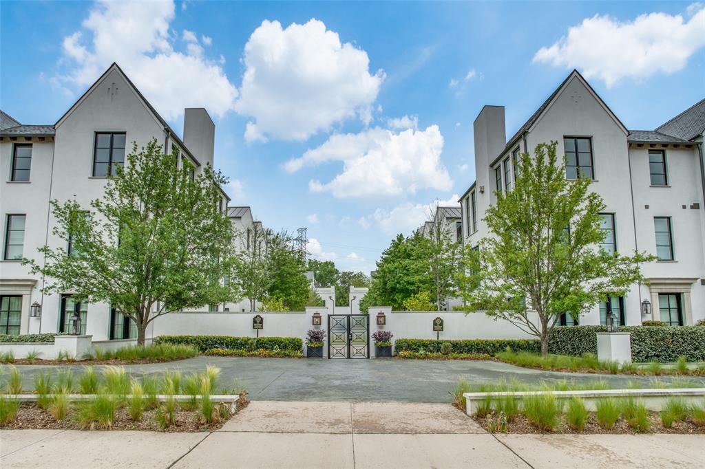 Beautifully updated sophisticated Highland Park condo.  Single story flat with stunning views of estate properties in HP.  Located on the second floor, this front corner unit offers soaring ceilings, designer finishes throughout the property, rich wood floors, designer fixtures, wallpaper, paint, newer carpet and window treatments. 

Enter and immediately notice the natural light and high ceilings that create an airy and spacious oasis. The island kitchen includes counter seating, stainless steel appliances with gas cooktop, built-in SubZero, adjacent laundry room with built-ins and is open to the living and dining areas.   The spacious private primary suite features a stunning bathroom with double sinks, soaking bathtub, separate walk-in shower, private commode area and expansive custom closet.   The secondary bedroom has an ensuite bath and walk-in closet.  The bonus space provides a quiet work or living area near the front foyer and guest bathroom.  The private balcony with a phantom retractable screen is the perfect place for morning coffee with access off the dining room.  

Enjoy a lock and leave lifestyle with a concierge on site 6 days a week.  Secure underground parking with a 2 car enclosed garage near the elevator.  Beautiful courtyard with fountain, grilling area, fire pit and putting green.  Guest suite on the premises available through HOA for rent.   This sleek condo offers the security of Highland Park with access to the Katy Trail, parks, restaurants, shopping and neighboring Auberge Resorts Collection luxury hotel and residences.