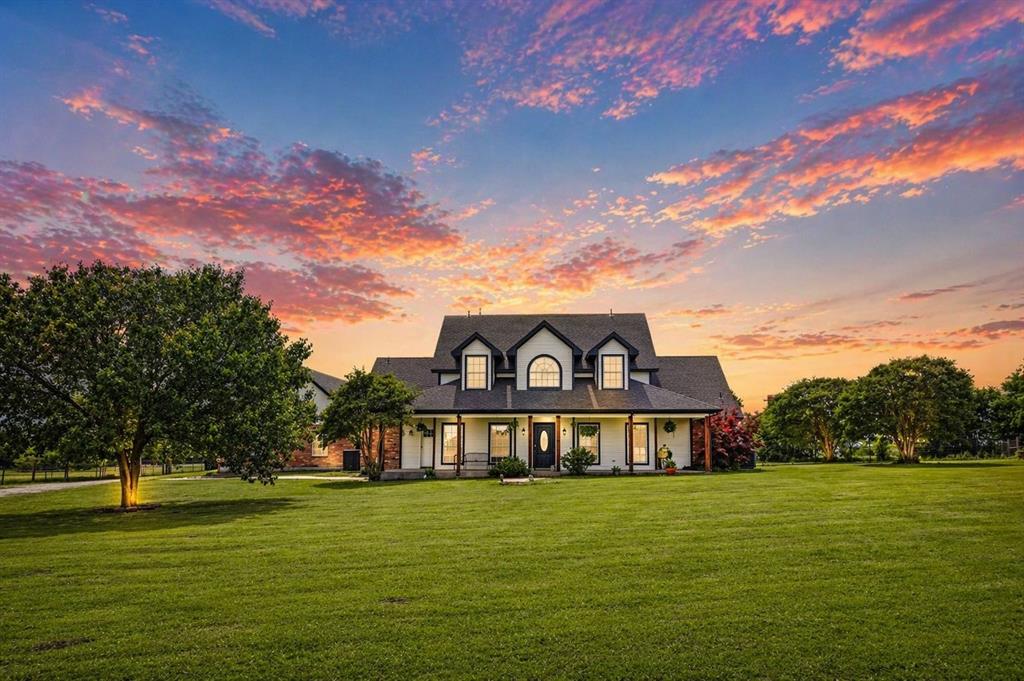Tucked far back off the road behind a gated entrance this private country retreat offers the space,freedom and lifestyle buyers dream about -room to roam,relax,entertain and truly enjoy the outdoors.Situated on 10.46 acres w-an Ag exemption already in place this property is ready for all your four-legged friends,horses,cows,4-wheelers,dirt bikes and plenty of space for kids to run,explore or fish in the pond.Fenced and cross-fenced provides flexibility for animals,recreation or simply enjoying wide-open country living.Spend evenings around a fire pit,host cookouts w-family and friends or unwind on the covered front and back porches while taking in peaceful sunrises and sunsets overlooking the countryside.

Custom-built home features soaring ceilings and an open-concept design that creates a spacious and inviting atmosphere.Inside you’ll find 4 beds,3.5 baths and an impressive living room w-dramatic 20-foot ceilings, abundant natural light and a cozy wood-burning fireplace.Kitchen offers generous prep space,island,granite countertops and excellent flow for entertaining along with updated appliances including a Oven with air fryer and convection 2024  microwave 2024 and dishwasher 2023.A  window above the sink showcases beautiful views.Primary suite has been refreshed w-updated paint an updated ceiling fan.Ensuite Bath w-dual vanities,separate tub and an updated Shower.Versatile layout with both Primary and a secondary bedroom with en-suite bath located downstairs perfect for multigenerational living or private guest accommodations. 

Thoughtful recent improvements provide added peace of mind including Roof 2024,2 HVAC systems 2020 and 1 in 2026,garage door 2025, carpet  2026,plus fresh interior and exterior paint and updated exterior light fixtures 2026.

With mature trees wide-open views exceptional privacy from the road and convenient access to nearby town amenities this property offers the perfect balance of peaceful rural living and everyday convenience.