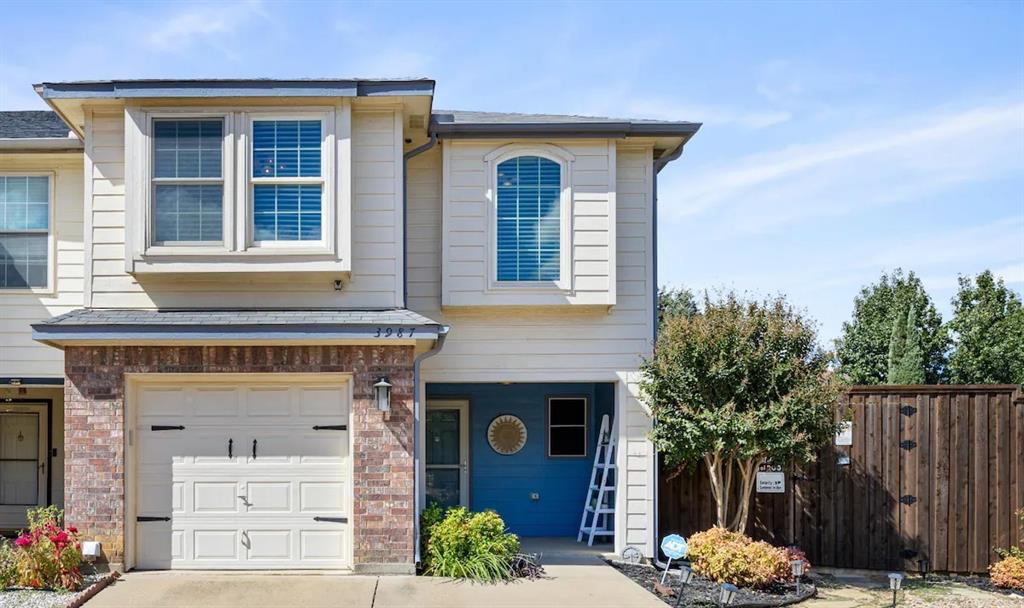 Move-in ready end-unit townhome just minutes from DFW International Airport! This home features a bright, open floor plan with beautiful flooring throughout. It offers 2 bedrooms, 2 full bathrooms, and a convenient half bath.

The spacious primary suite includes a generous sitting area, private ensuite bathroom. The second bedroom has its own full bathroom, and the guest half bath is located on the main level for easy access. Ample storage is available throughout, and the utility room off the kitchen accommodates a full-size washer and dryer.

Enjoy outdoor living with a covered front porch, Back yard is ready for friends & family a private fenced backyard perfect for relaxing, entertaining, or enjoying some quiet time.