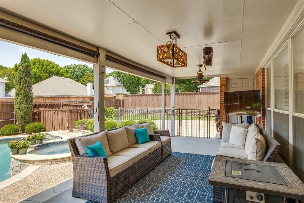 *REFRESHED* New paint thru out WELCOME to this beautifully designed 5-bedroom 4 full bath home in the sought-after Mackenzie Meadows community—where space, comfort, and location come together seamlessly.  The home has been total painted in neutral colors including the kitchen cabinets.  The whole home is now light and bright.  The sparkling pool is ready for hours of swimming and fun! 

A stunning entryway welcomes you inside, leading to flexible front rooms perfect for a formal living area, dining room, music room, or whatever fits your lifestyle. A private downstairs office offers a quiet work-from-home space, while a first-floor bedroom with its own full bath is ideal for guests, multigenerational living, or even a second office.

At the heart of the home, the open, eat-in kitchen features a GAS cooktop, freshly painted cabinets, a center island, breakfast bar, and ample cabinetry, flowing effortlessly into the main living area—perfect for everyday living and entertaining.

Upstairs, the spacious primary suite offers dual closets, creating a comfortable and functional retreat. Three additional bedrooms and multiple full baths provide plenty of room for everyone. You’ll also appreciate the abundance of storage throughout and the convenience of a 3-car garage.

Step outside to your private backyard oasis complete with a sparkling pool and spa—perfect for relaxing or hosting gatherings. There is also plenty of space in the wide driveway with an electronic gate adding both convenience and privacy.

Located within award-winning Plano ISD and just minutes from golf, shopping, and dining—including the new HEB—this home offers exceptional convenience. Enjoy a short walk to the 418-acre Breckinridge Park with miles of wooded and paved trails, then enjoy the short walk take for views of Richardson’s Fourth of July fireworks nearby.

With community amenities like a pool and playground, this home truly offers the perfect blend of elegance, comfort, and lifestyle.
