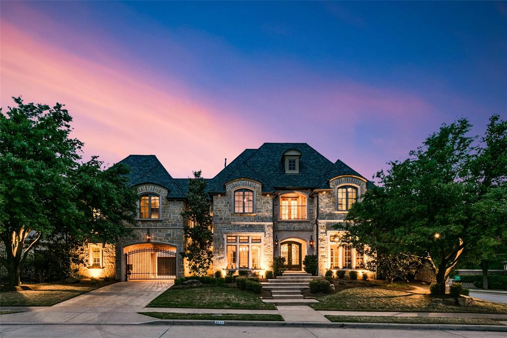 Multiple Offers Received. Offer Deadline is Monday, May 1 at 5pm. Beautiful soft contemporary shows luxury at it’s finest w finishes that are not only stunning, but timeless. Breathtaking living has leathered marble flooring & iron railing on the winding staircase. Frml dining has lots of natural light & lg. butlers pantry. Lg. private home office w built-ins & stone wall. bedm down makes great 2nd study. Stone Wine cellar & downstairs media rm are fun getaways. True chef’s kitchen has oversized Subzero, lg. commercial gas range, & high-end stainless appliances. Handmade Moroccan backsplash, white quartz countertops & lg island w breakfast bar. Open to breakfast & den has walls of windows. Owners retreat has private yard, oasis bath w sep. closets, deluxe shower. Upstairs features 3 secondary bedrms w en-suite baths, 2 lg gamerms & lg closets,w&d hookup Private backyard has covered living area, gas fireplace, grilling area & frig. pool & spa. Porte-cochere leads to motor court & 3 car.