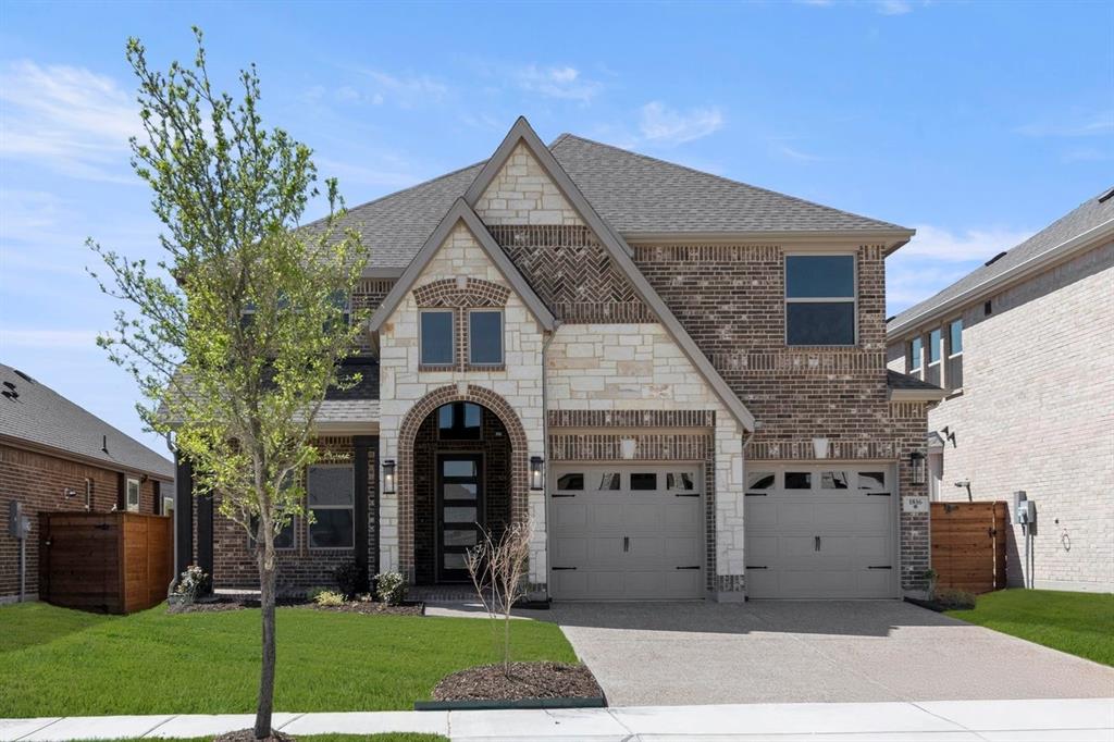 MLS# 21027068 - Built by First Texas Homes - Ready Now! ~ Incredible 2 story floorplan with stunning foyer and picturesque high ceilings through to the rear of the home. This home boasts a study off the front door and flex room that is a perfect size to seat the family for dinner. The gourmet kitchen includes quartz countertops, double ovens and a built-in cooktop designed for the chef in everyone! The primary bedroom features hardwood floors, additional lighting, and box ceiling for stunning detail. The primary bath includes a freestanding tub, separate shower with a step-in mud pan and frameless glass enclosure, and quartz countertops to complete the spa-like experience. The second floor boasts an oversized media room, and game room, and a catwalk leads to secondary bedrooms.
