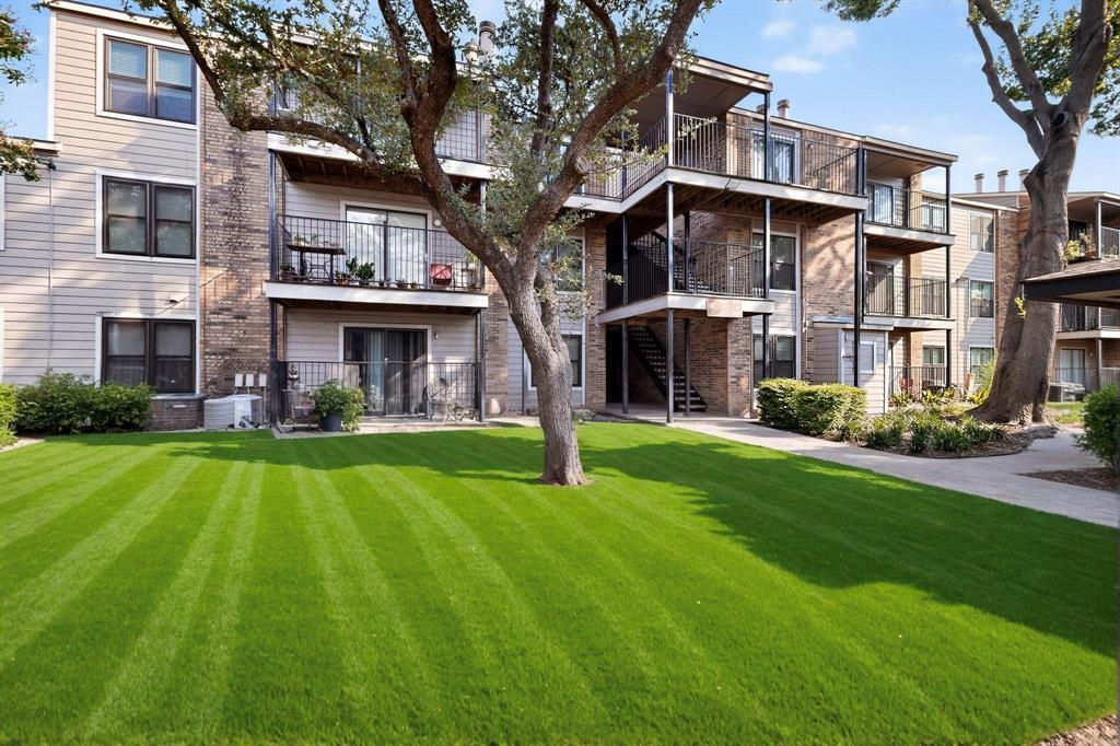 TENANTS HAVE MOVED OUT AND IS NOW EASY TO SHOW.
Located in the desirable Oakhollow Condo community in the heart of Lake Highlands, just moments from Skillman Street and Interstate 635, this 2-bedroom, 1-bath condo presents an outstanding investment opportunity for investors, landlords, DIY buyers, or those seeking a value-add property with strong upside potential.

The interior features a modern dark-gray color palette and a functional, privacy-oriented layout designed for comfortable living and long-term rental appeal. A spacious living area offers a wood-burning fireplace and sliding glass doors that provide natural light and access to the outdoors. The kitchen includes generous cabinet and counter space, along with a hallway utility closet accommodating a full-size washer and dryer—an attractive feature for both owners and tenants alike.

The oversized primary bedroom offers excellent space, a walk-in closet, and convenient access to the full bath located just across the hall. The secondary bedroom is thoughtfully positioned on the opposite side of the condo, enhancing privacy for roommates, guests, or home office flexibility.

Ideally situated near shopping, dining, schools, major commuter routes, the Dallas North Tollway, and public transportation including DART Rail and the Lake Highlands Station, this property offers convenience, accessibility, and strong rental potential in a highly connected area of Dallas.