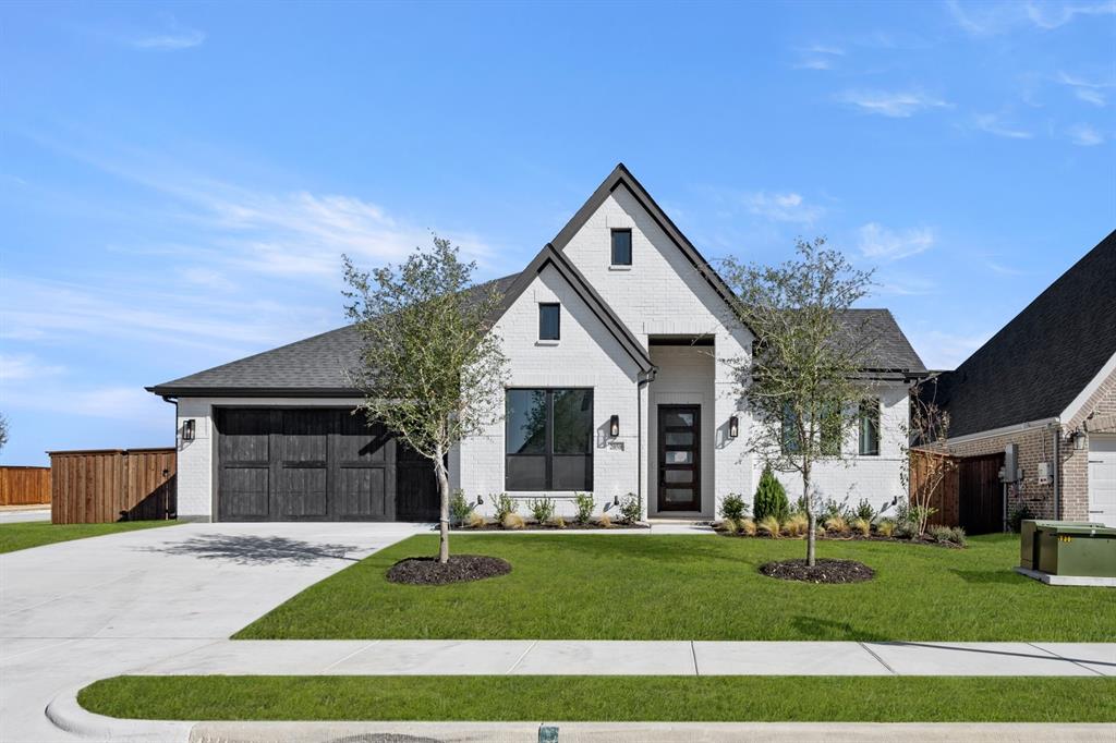 MLS# 21026738 - Built by J Houston Homes - Ready Now! ~ NEW JOHN HOUSTON HOME IN BRIDGEWATER IN MIDLOTHIAN ISD. This gorgeous new Alexander floorplan is a stunner with its 12' ceilings throughout along with tons of large, energy efficient windows that allow natural light into the home. This larger 1 story home offers 4 beds, 3 baths, and a great covered patio for all of your outdoor gatherings. The home also features a large pantry and 3rd row seasonal primary closet. The stunning kitchen features wood custom cabinets with a designer wood hood, built-in appliances, elegant countertops and a large island for all of your entertainment needs. Luxurious VP flooring throughout all the main areas and many more quality upgrades. This home is a must see! READY NOW. *Staged images where made using AI and are for illustration purposes only*