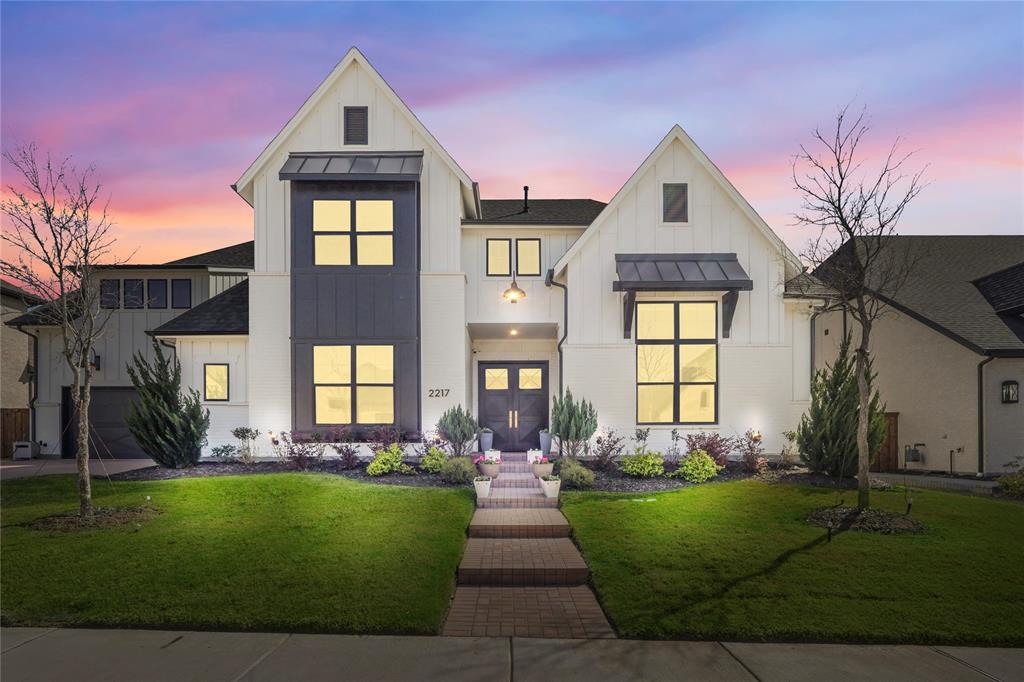 Why wait to build when you can own this fully upgraded, move-in ready luxury home in Mustang Lakes right now? Located in one of Celina’s most sought after master planned communities with resort style amenities and Prosper ISD, this exceptional north-facing home was built in 2023 and offers 6 bedrooms, 6 full baths, 1 half bath, and over 5,300 square feet of beautifully designed living space. Thoughtfully upgraded throughout, this home delivers the space, style, and functionality today’s buyers want without the delays, uncertainty, or added expense of building new. Step inside to tall ceilings, beam accents, designer lighting, and expansive open concept living areas that flow seamlessly from the gourmet kitchen to the family room and outdoor living space through dramatic sliding glass doors. The chef’s kitchen is designed to impress with upscale finishes, abundant prep space, and a premium Thermador refrigerator and freezer that convey with the home. The flexible floor plan offers privacy for guests, multigenerational living, and work-from-home needs, while the spacious primary suite provides a spa-like retreat. Additional standout features include whole-home shades, back patio sunshade, Aquasana whole-home water filtration system, epoxy garage flooring, and a long list of meaningful structural and design upgrades that set this home apart from competing resale and new construction options. A rare opportunity to own a new luxury home with exceptional space, designer character, and strong value in today’s market. Buyer and buyer’s agent to independently verify all information, including square footage, schools, taxes, HOA information, features, and all other property details.