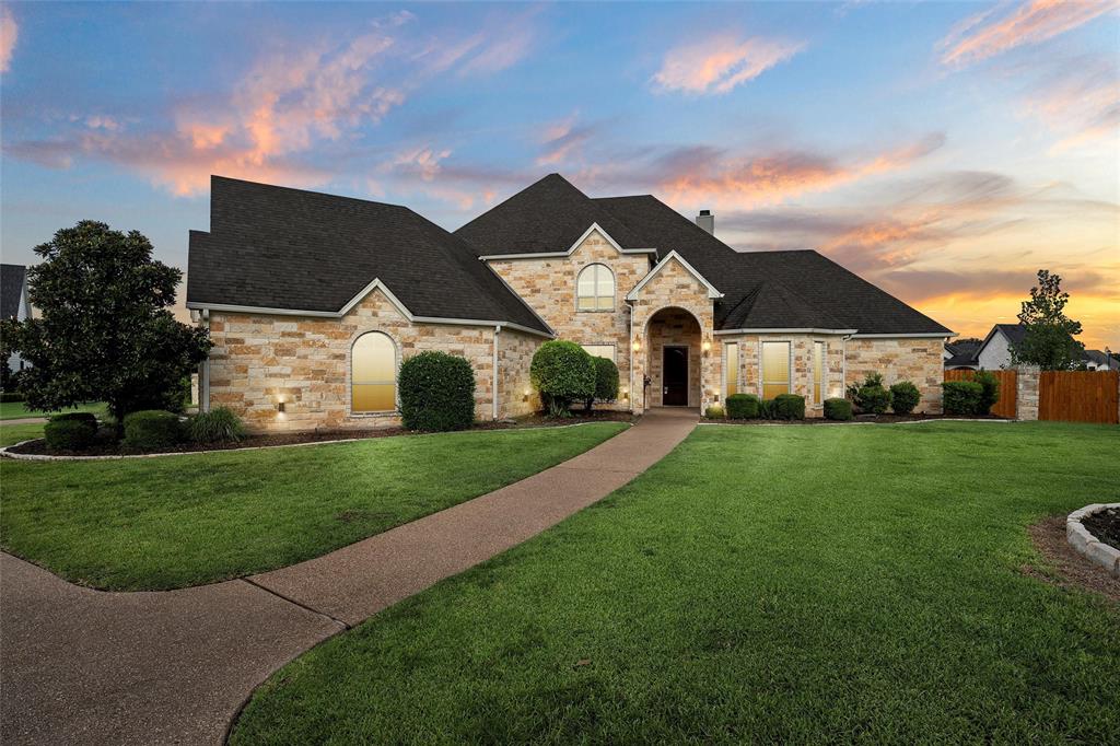 In a market saturated with stark black-and-white new builds, this Texas Hill Country inspired Rustic Luxury mansion stands apart by embracing something far more enduring: authenticity rooted in place. Rather than following a trend, it reflects the natural palette, textures, and warmth of the Texas Hill Country living—creating a home that feels lived in, grounded, and timeless instead of styled and temporary. Set on a large cul de sac, far back in a private area of the most exclusive neighborhood of Waco, Texas this custom-built luxury estate is a striking interpretation of the Texas Hill Country aesthetic—where rugged natural beauty meets elevated design. Crafted to reflect both the land and lifestyle of Central Texas, the home embodies a refined rustic elegance that feels timeless, grounded, and effortlessly luxurious.With three expansive family rooms, there is no shortage of inviting places to relax, host, and create lasting memories.  This home was built for entertaining without limits. A massive game room anchors the fun, while a concession-bar with a stylish mini kitchen leads into a private media room complete with theater seating bringing the cinematic experience home. Whether it’s family movie nights, game day celebrations, or evenings with friends, this home offers endless possibilities. Step outside to an expansive covered patio and sprawling backyard, ideal for hosting summer barbecues, casual gatherings, or enjoying peaceful evenings under Texas skies. The outdoor spaces provide both privacy and room to entertain on a grand scale. This property is a perfect blend! Boasting 5 spacious bdrms, 4 baths, 4 car garage, this home offers the ideal balance of personal retreats and open gathering areas. Every detail has been carefully considered to ensure comfort, style, and functionality at the highest level. Location Highlights: within easy reach of Baylor, Downtown Waco, and Magnolia.  Extremely low energy bill averages $250 a month!!!