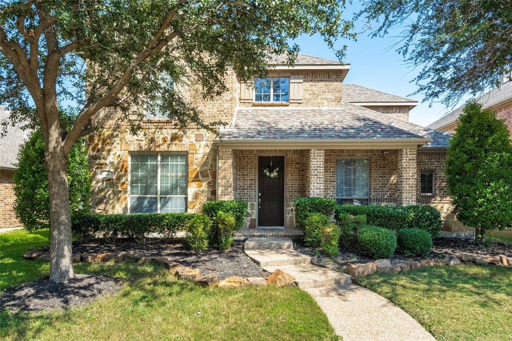 Nestled in a sought-after neighborhood, this 4-bedroom, 3.5-bathroom home is an absolute gem. With a master bedroom and study conveniently located on the main floor, and 3 additional bedrooms plus a game room upstairs, this spacious layout is perfect for comfortable family living. The 1st floor master bedroom is spacious and the master bath features a dual sink vanity and a jetted tub. The kitchen is a standout with granite countertops, an island, window seat, and stainless steel appliances. Hand-scraped hardwood floors grace the living room, study, and hallways, lending an elegant and timeless touch to the home. Prime location offers easy access to Hwy 121, Hwy 75 and the Allen Outlet Mall. Plus, indulge in Starcreek's amenities, including a clubhouse, pool, basketball court, playground, tennis court, and scenic trails. Don't miss the opportunity to make this meticulously maintained Highland built home your own.