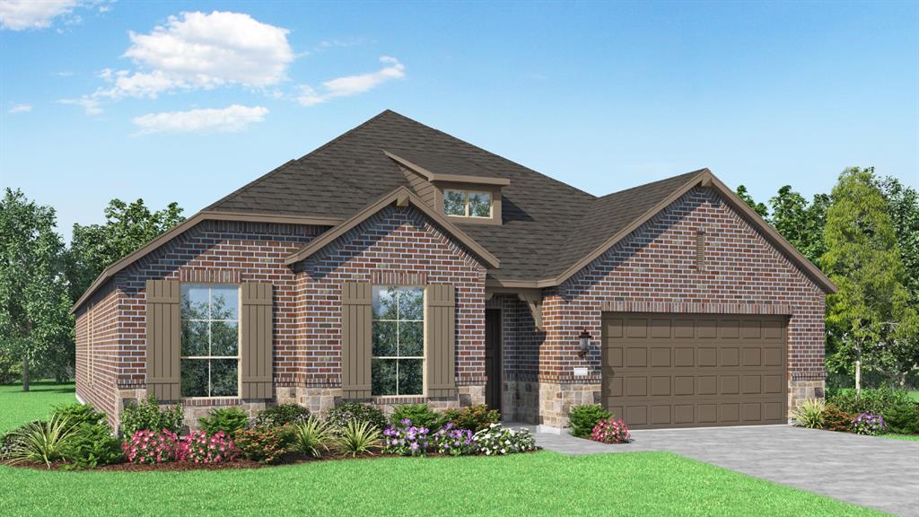 Large one-story home with plenty of room for entertaining.  Amazing kitchen with two islands, gas stove top, built in oven and microwave, cozy fireplace in living area of this open floor plan.  Huge study and entertainment room, spa like primary bath with freestanding tub. Energy efficient home backs to greenbelt.