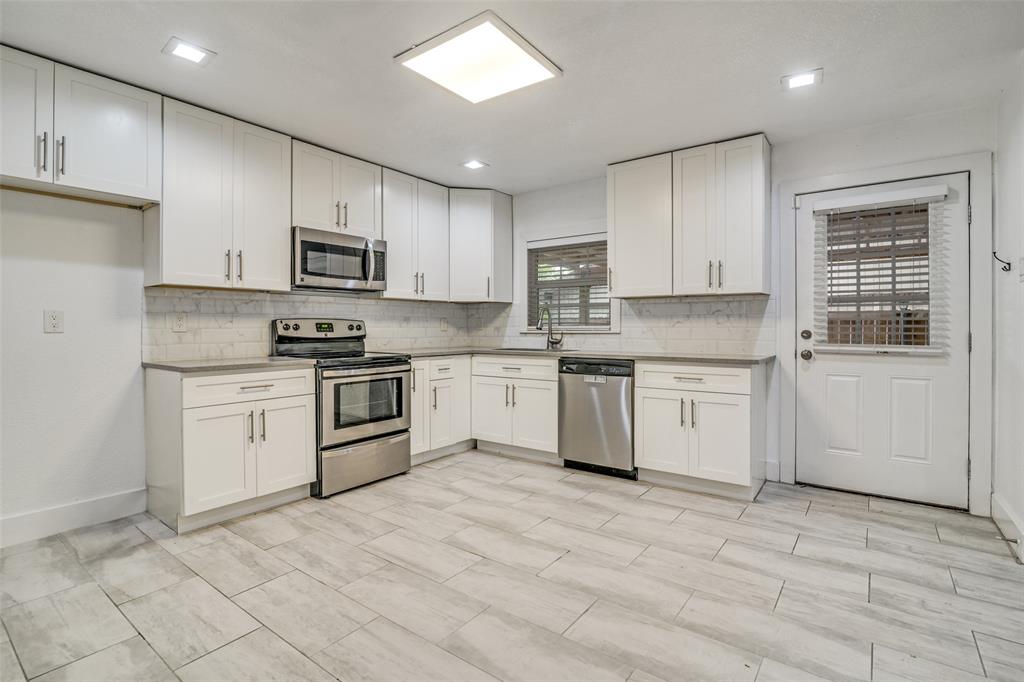 Beautifully remodeled 3-bedroom, 2-bath home in Garland featuring a versatile converted garage—perfect for a home office, game room, or additional living space. This move-in-ready property boasts updated finishes throughout, including modern flooring, fresh paint, and an upgraded kitchen with stylish countertops and fixtures. The open-concept layout creates a welcoming flow, ideal for both everyday living and entertaining.

Step outside to a spacious backyard with plenty of room for outdoor activities, gardening, or future enhancements. Conveniently located near major highways for an easy commute and just minutes from shopping, dining, and local amenities. This home offers the perfect blend of comfort, functionality, and location—don’t miss out!