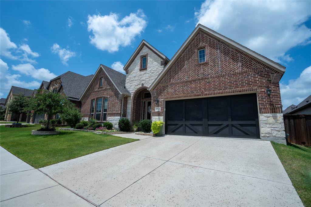 Welcome to a fantastic opportunity in the highly sought-after Ventana community in Fort Worth, Texas. Elegance and comfort harmoniously blend in this exquisite single-story residence, showcasing a spacious 2,645 square feet of thoughtfully designed living space. This home boasts four generously sized bedrooms and two and a half luxurious bathrooms, perfectly suited for gracious living. Step inside to admire the stunning hardwood floors that flow seamlessly throughout the home, enhancing its refined appeal. The open-concept kitchen is a culinary haven, equipped with a sophisticated California island adorned with luxurious granite countertops, a gas cook top, and sleek stainless steel appliances. The adjoining cozy breakfast area is perfect for morning gatherings. The expansive family room, with views extending to a large covered patio and expansive yard, invites relaxation and entertainment. Retreat to the oversized primary suite, where elegance meets tranquility. The spa-like primary en-suite offers a separate shower, a sumptuous soaking tub, and walk-in closet, ensuring a lavish experience. Additional bedrooms provide versatile spaces that could easily transform into a study or exercise room. Completing this exceptional home is a three-car garage, affording abundant space for vehicles and storage needs. This property does not have the newly required Public Improvement Tax that the new phase requires, making it an even more attractive investment. Embrace the enchanting lifestyle and refined amenities of Ventana.