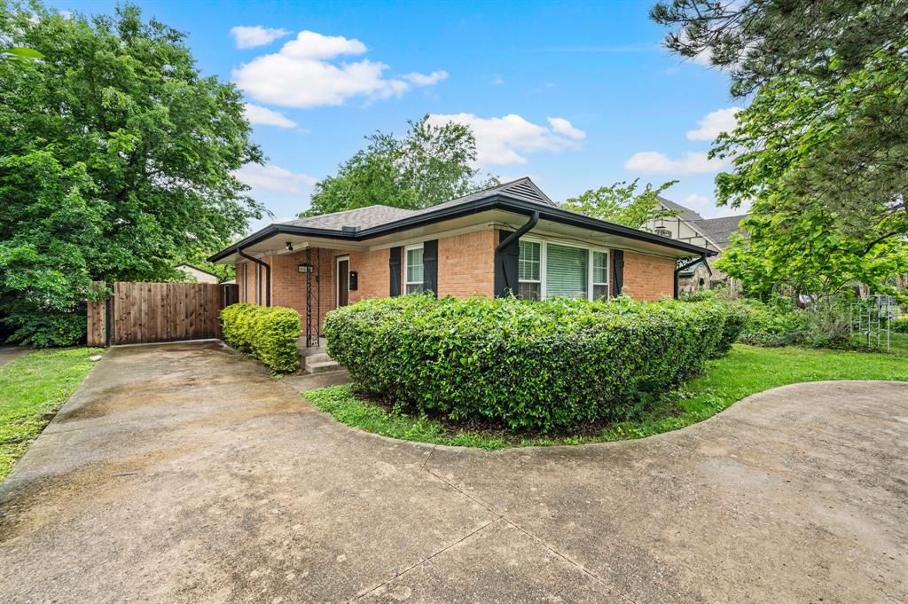 Nestled in the highly desirable Ridgewood Park neighborhood, this charming single-story home combines comfort, convenience, and outdoor adventure. Featuring 3 spacious bedrooms, 2 updated bathrooms, and recently refinished hardwood floors throughout, the layout feels both cozy and functional. The kitchen shines with granite countertops and a tumbled stone backsplash. Recently built cedar pergola offers a quiet spot to relax in the backyard.  Outdoor enthusiasts will love being just a short drive or bike ride from White Rock Lake, with Sopac and Ridgewood Trails only a block away for easy access to walking and biking paths.