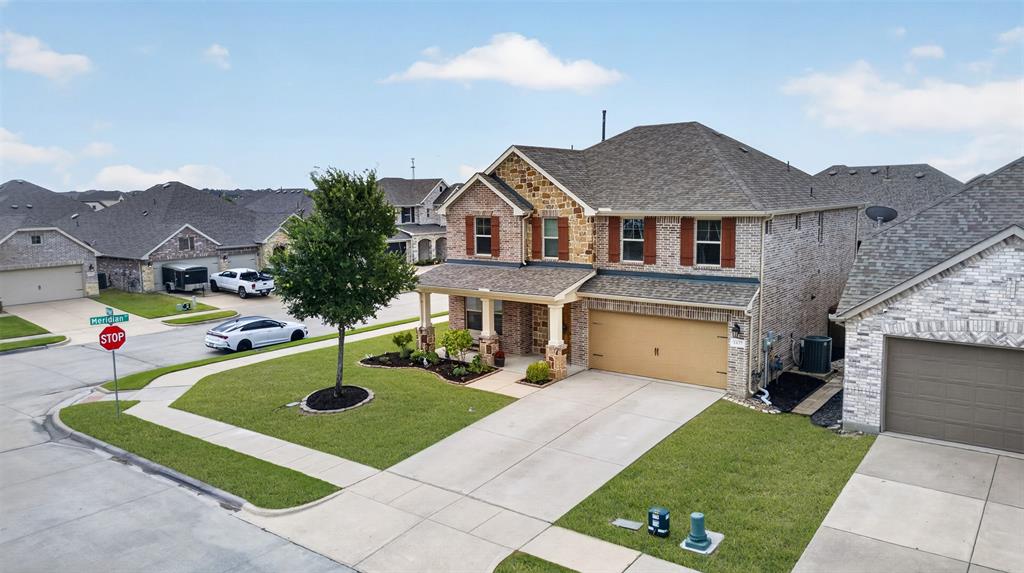 Welcome to this beautifully maintained corner lot home located in a sought after master planned community loaded with incredible amenities and everyday convenience. From the moment you arrive, you will notice the charming curb appeal, spacious layout, and inviting atmosphere that truly makes this home stand out. Inside, the open concept design offers the perfect blend of comfort and functionality with rich flooring, oversized living spaces, and a spacious kitchen featuring abundant cabinetry, granite countertops, a large island, and seamless flow into the dining and living areas making it ideal for entertaining or everyday living.

All bedrooms, including the oversized primary suite, are thoughtfully located upstairs with the utility room creating a private and functional layout perfect for families. The spacious primary retreat offers plenty of room to relax, while the spa inspired ensuite bath includes dual vanities, a soaking tub, separate shower, and a large walk in closet. Secondary bedrooms are generously sized and full of character, while the custom flex space with built ins creates the perfect setup for a home office, homework station, craft room, or creative workspace. One of the standout features of this home is the tornado shelter professionally bolted into the garage, offering added peace of mind and security.

Step outside to a spacious backyard with plenty of room to play, entertain, or simply unwind under the covered patio. Located just minutes from Highway 80, commuting, shopping, and dining are incredibly convenient. The community itself offers an amazing lifestyle with a resort style amenity center, pool, fitness center, parks, trails, and even an elementary school located right within the neighborhood. This is more than just a house, it is the perfect place to call home.