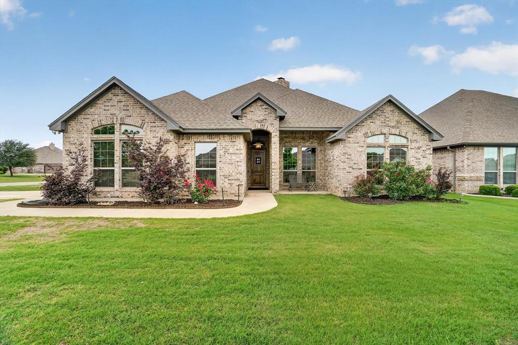 NO CITY TAXES! Welcome to Mayfair South, living at its finest... where space, style, and freedom come together on a beautiful half-acre corner lot.

This custom-built Steve Hawkins home stands out from the moment you arrive, offering that rare like-new feel without the wait. Inside, the open-concept design creates an easy, natural flow... perfect for both everyday living and hosting the people you love most.

At the center of it all is a stunning kitchen made for gathering, featuring quartz countertops, custom cabinetry, and an oversized island that invites conversation, connection, and memorable moments.

Step outside, and the lifestyle only gets better. Start your mornings on the inviting front porch and wind down in the evenings on the covered back patio. The custom stone fire pit sets the stage for cozy nights, entertaining friends, and enjoying wide-open Texas skies.

Located just minutes from the Chisholm Trail Parkway, you’ll enjoy quick access to shopping, dining, and an easy commute to downtown Fort Worth—while still coming home to peace, space, and privacy.

Now ready for its next owner, this is the kind of home that doesn’t come along often. Come experience it in person and see why it feels like home the moment you walk in.