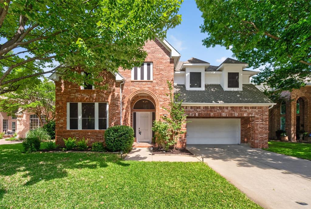 Situated in the heart of the highly coveted Stonebridge Ranch community, this expansive 4-bedroom, 4-bath residence with pool and spa offers an exceptional blend of space, versatility, and opportunity. The upstairs owner’s suite is a true retreat, featuring soaring ceilings and a private adjoining fifth bedroom  or fitness room. Generously sized Jack-and-Jill bedrooms provide individual vanity spaces, while a separate game room with French doors and a full bath adds both function and flexibility. A well-appointed guest suite on the main level is ideal for multigenerational living or visiting guests. The stacked formal living and dining areas offer elegant entertaining options and may be easily adapted to create a dedicated study or home office. Outdoors, the backyard is designed for relaxation and enjoyment, complete with an expansive patio, lush lawn, diving pool, and spa. Recent updates include newly replaced downstairs windows, a pergola addition in the backyard, a new fence, and updated light fixtures throughout. With its desirable layout and timeless features, this home presents a wonderful opportunity to customize and make it your own.