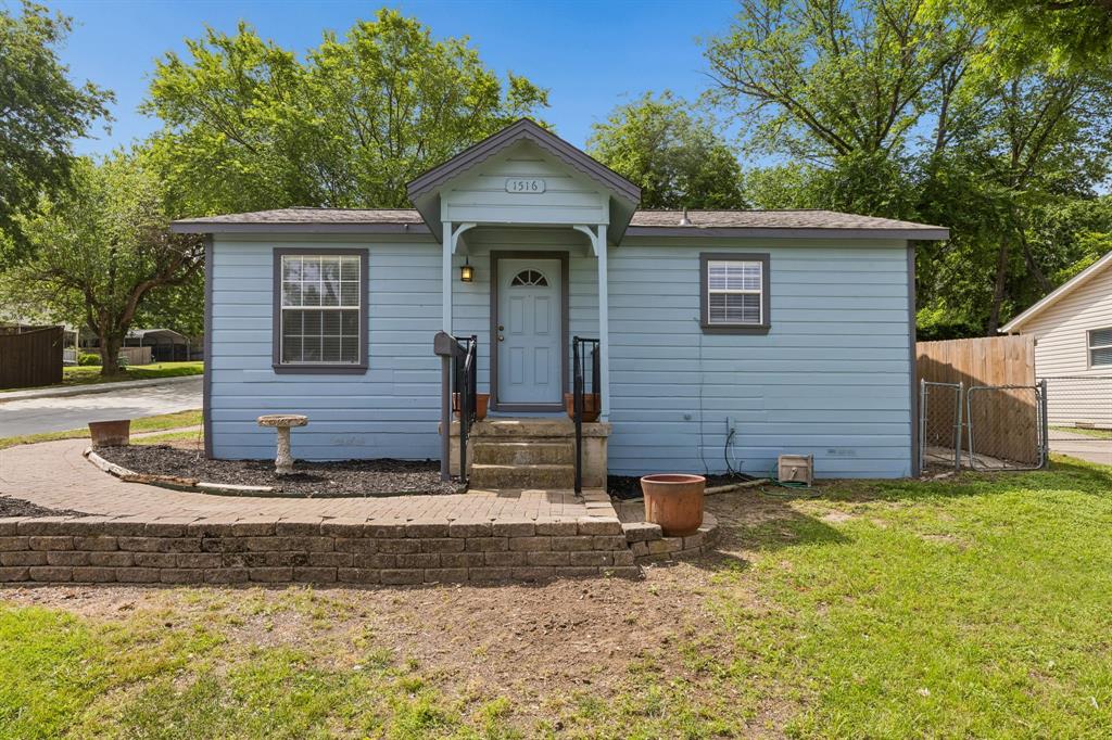 Charming 1952 home at 1516 Baxley located in a historic Carrollton neighborhood. This 2-bedroom, 1-bath property features original hardwood floors that add warmth and timeless character throughout. Light updates provide a comfortable, move-in ready space while still offering the opportunity to personalize or add future value.

Ideal for first-time homebuyers or investors seeking rental potential or a renovation opportunity. The functional layout, natural light, and classic charm make this home both livable today and full of long-term potential.

Just minutes from Downtown Carrollton, enjoy local restaurants, coffee shops, boutiques, and community events, along with convenient access to the DART station. The historic district has seen continued investment, including improved streets and added sidewalks, enhancing the overall appeal of the area.