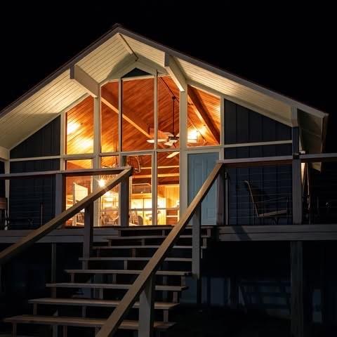 Beautiful and Peaceful Cedar A-Frame lake house.  Situated on a half acre  on Beautiful Toledo Bend!!  Enjoy fishing from the boat house on from the small beach.  Home is being sold furnished so you will be ready to stay the weekend as soon as you buy it!!  There are beautiful updates inside as well as outside.  Enjoy the deck in the evening or just relax in the hot tub.  If you love the great outdoors, this is the place for you!!!
